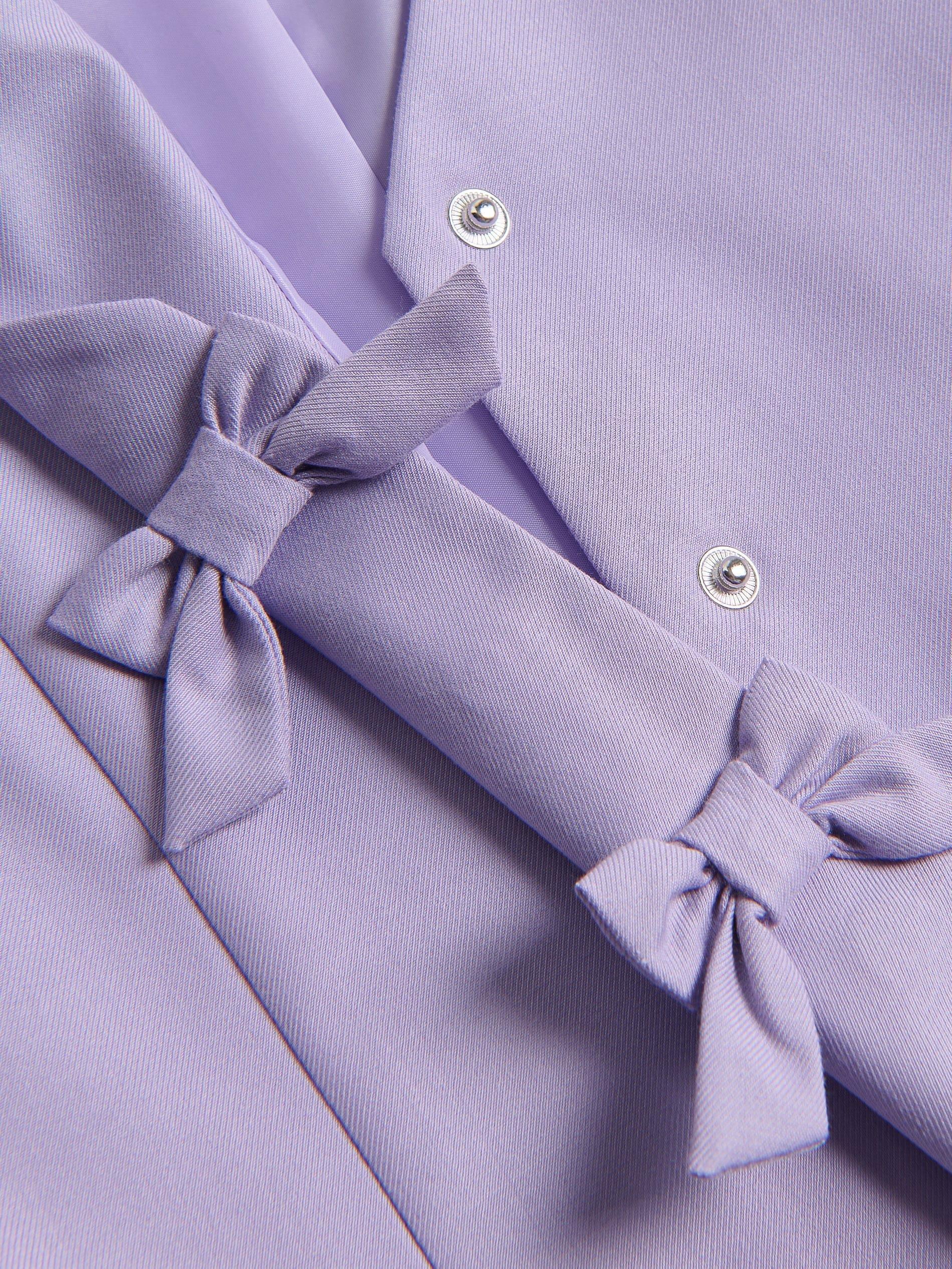 Purple Viscose Rich Vest, Purple, large image number 3