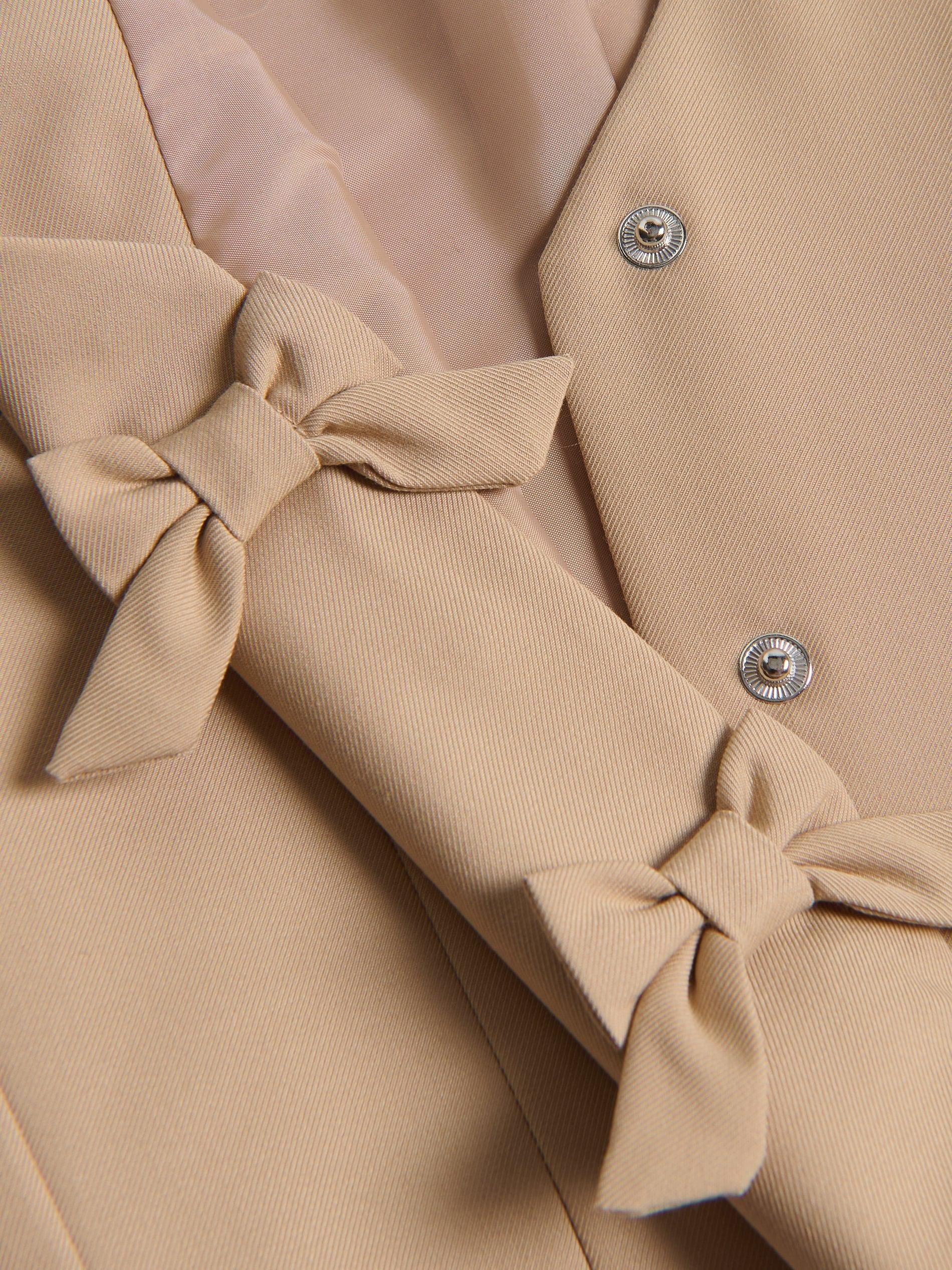 Beige Viscose Rich Vest, Beige, large image number 1