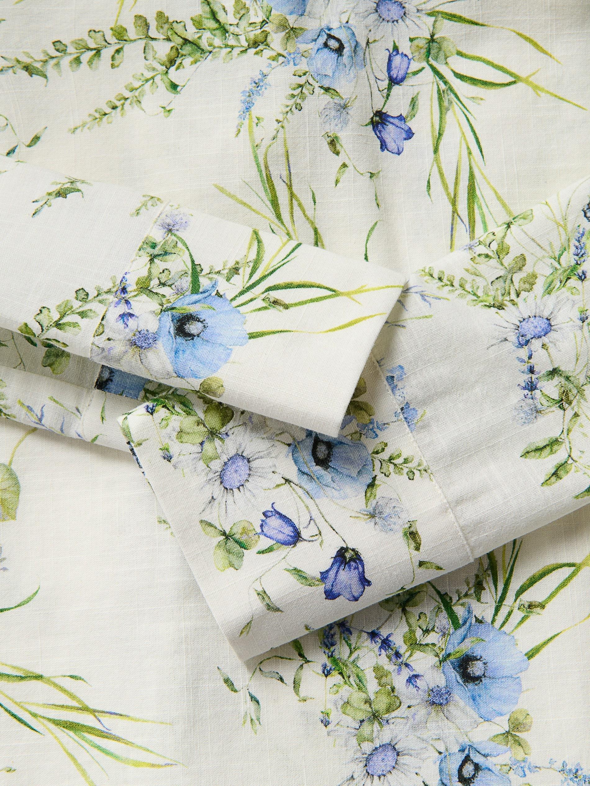 Multicolour Patterned Cotton Shirt With Short Sleeves, Multicolor, large image number 5