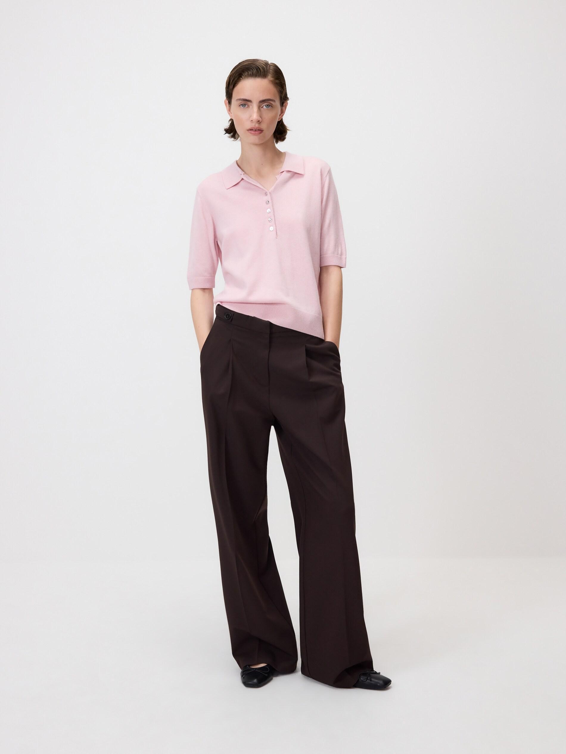Pink Wool Blend Jumper, Pink, large image number 2