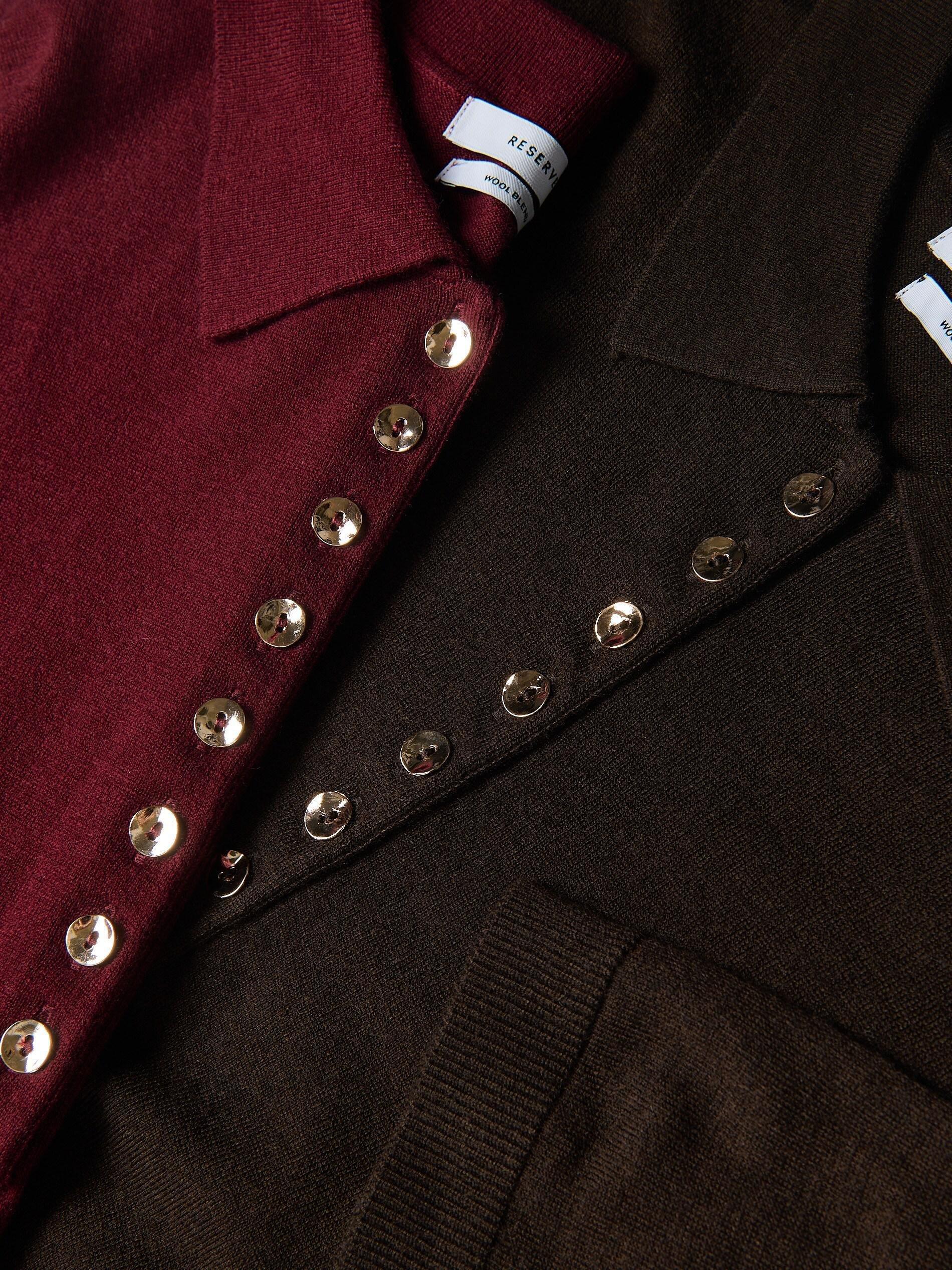 Brown Wool Blend Jumper, Brown, large image number 3