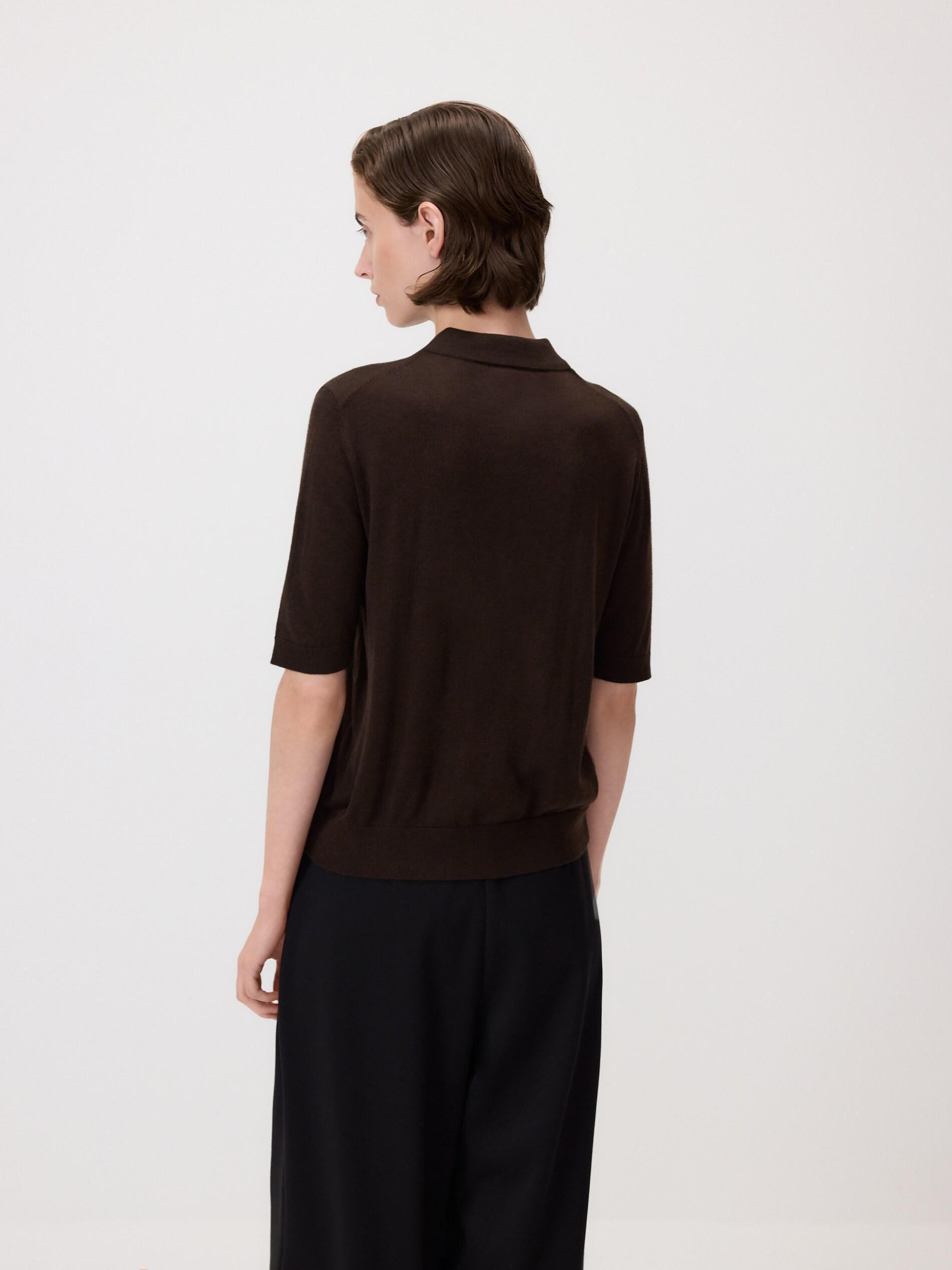 Brown Wool Blend Jumper, Brown, large image number 5