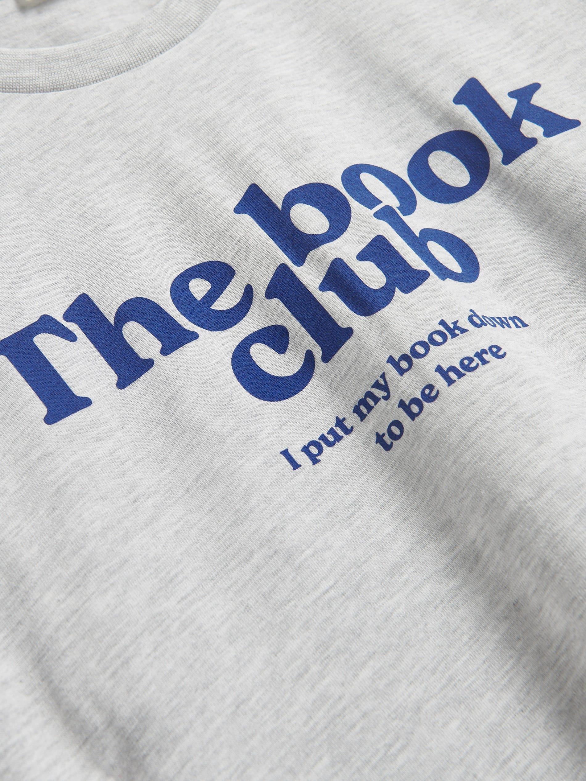 Grey Oversized T-Shirt With Print, , large image number 4
