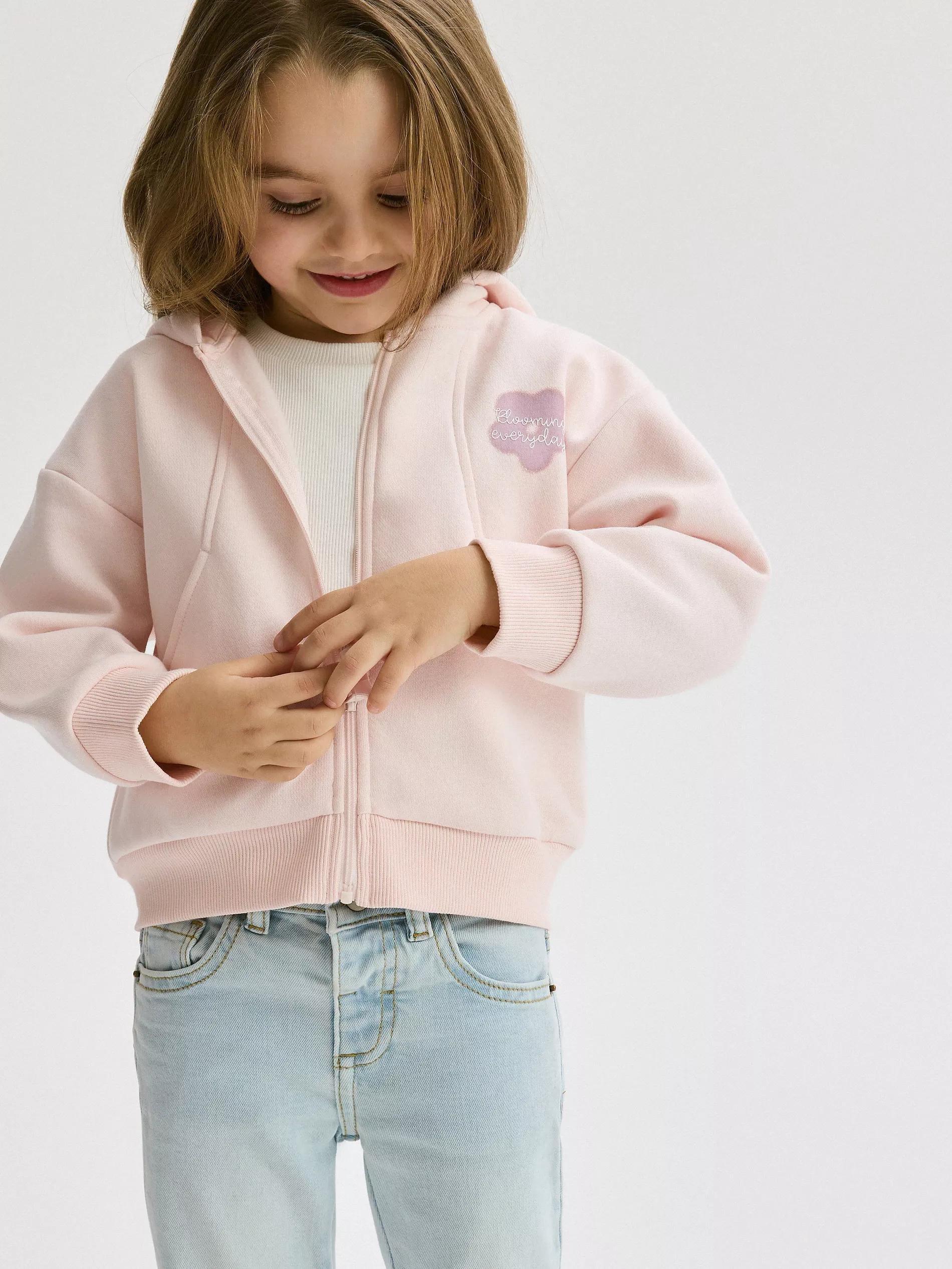 Pink Velour Blouse, Pink, large image number 0