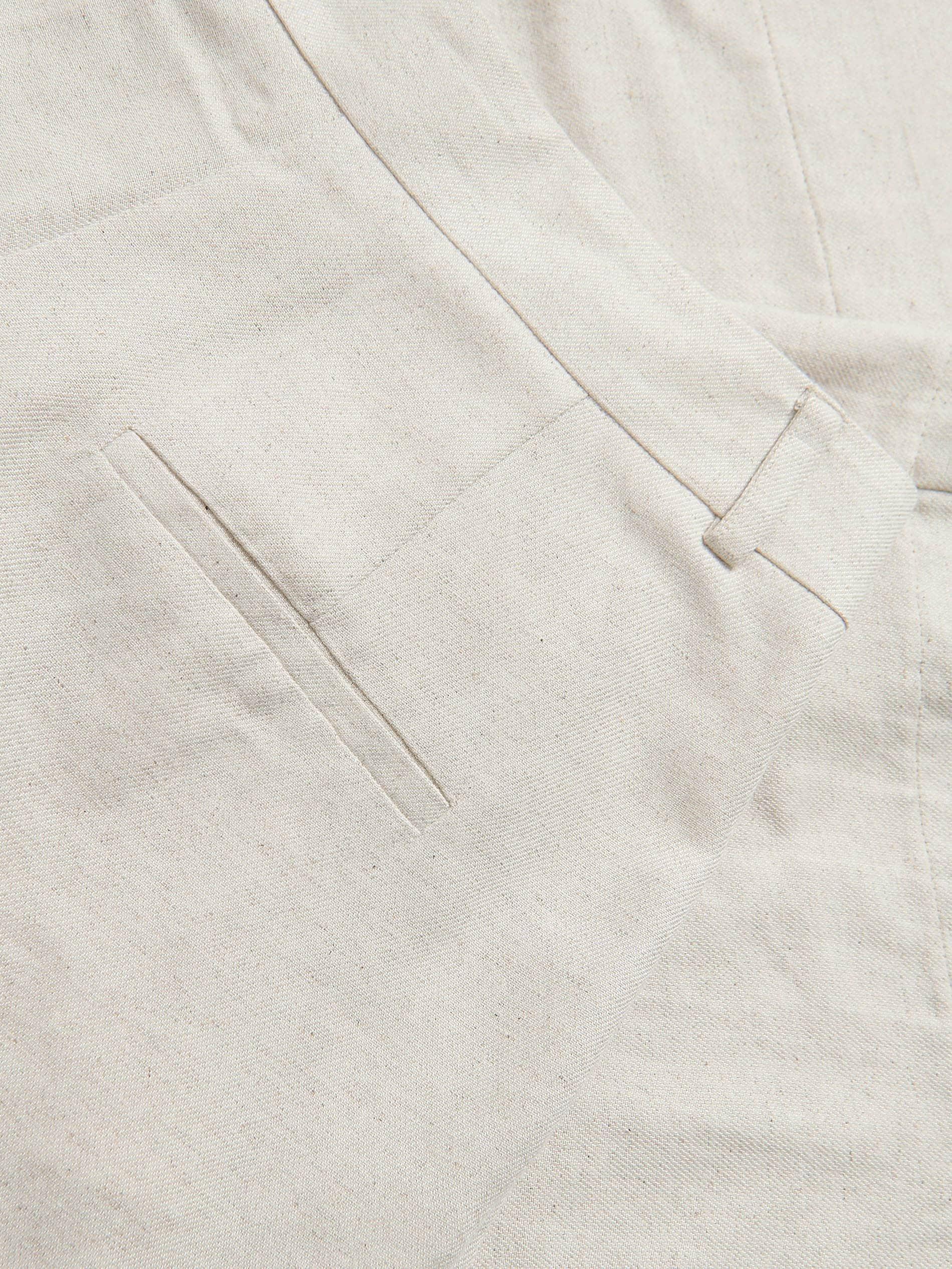 NUDE Bermuda shorts with pleats, Ivory, large image number 4