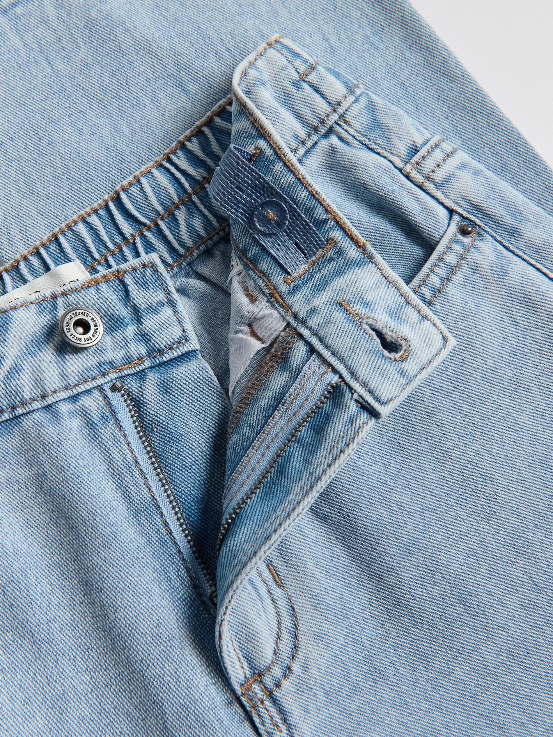 Blue Straight Jeans, Blue, medium