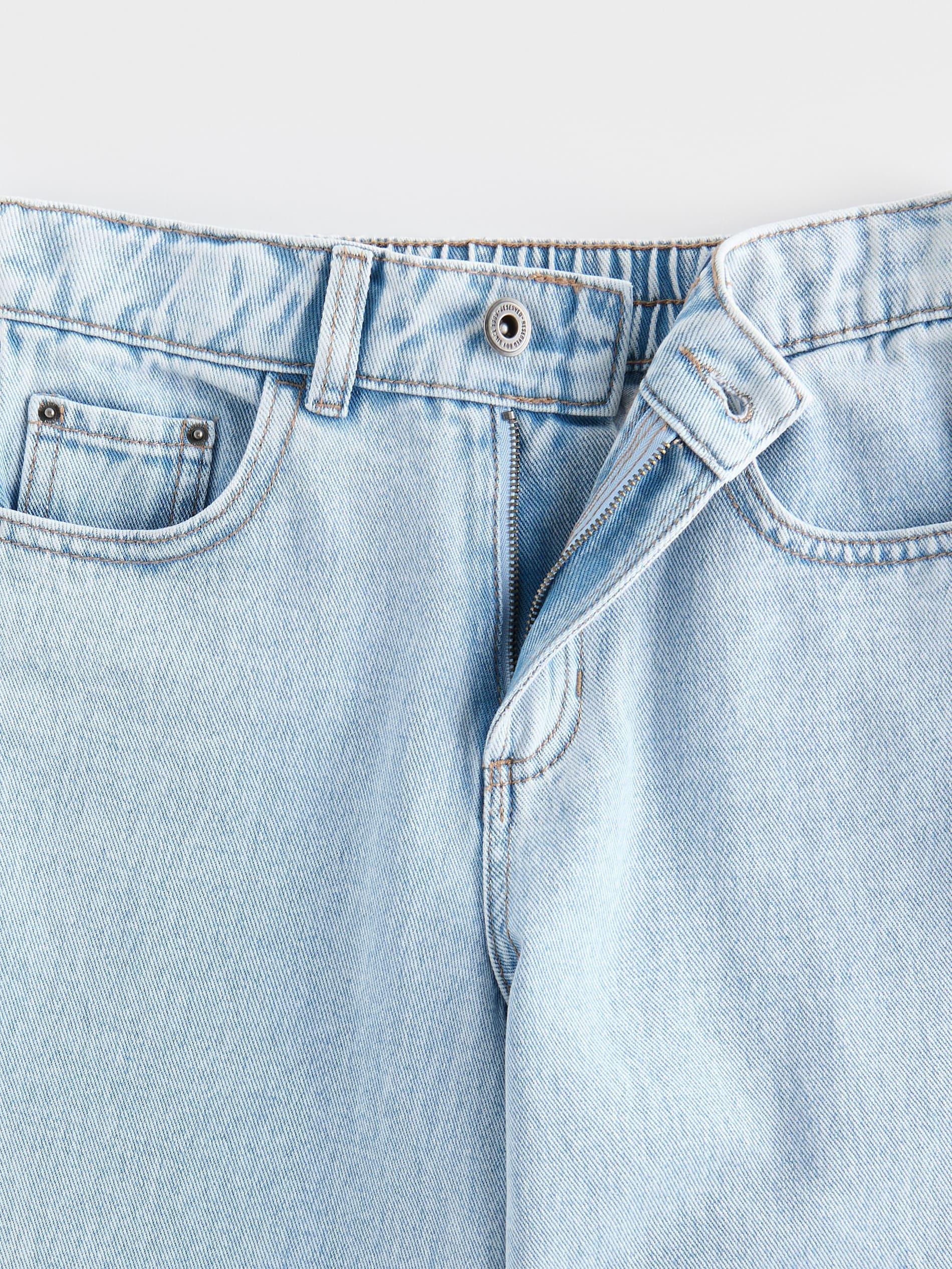 Blue Straight Jeans, Blue, large image number 9