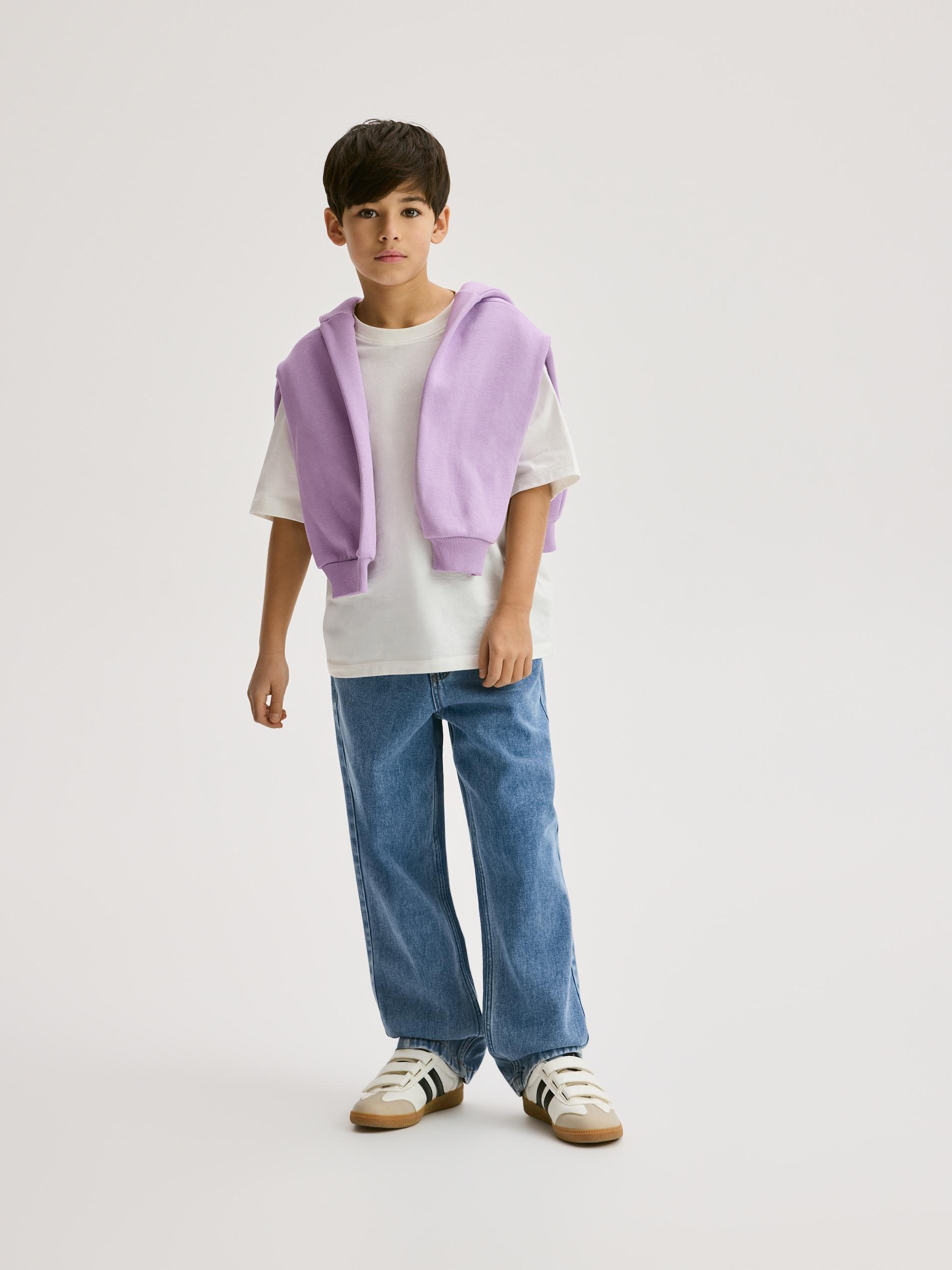 Blue Jeans Straight Jeans, Blue, large image number 6