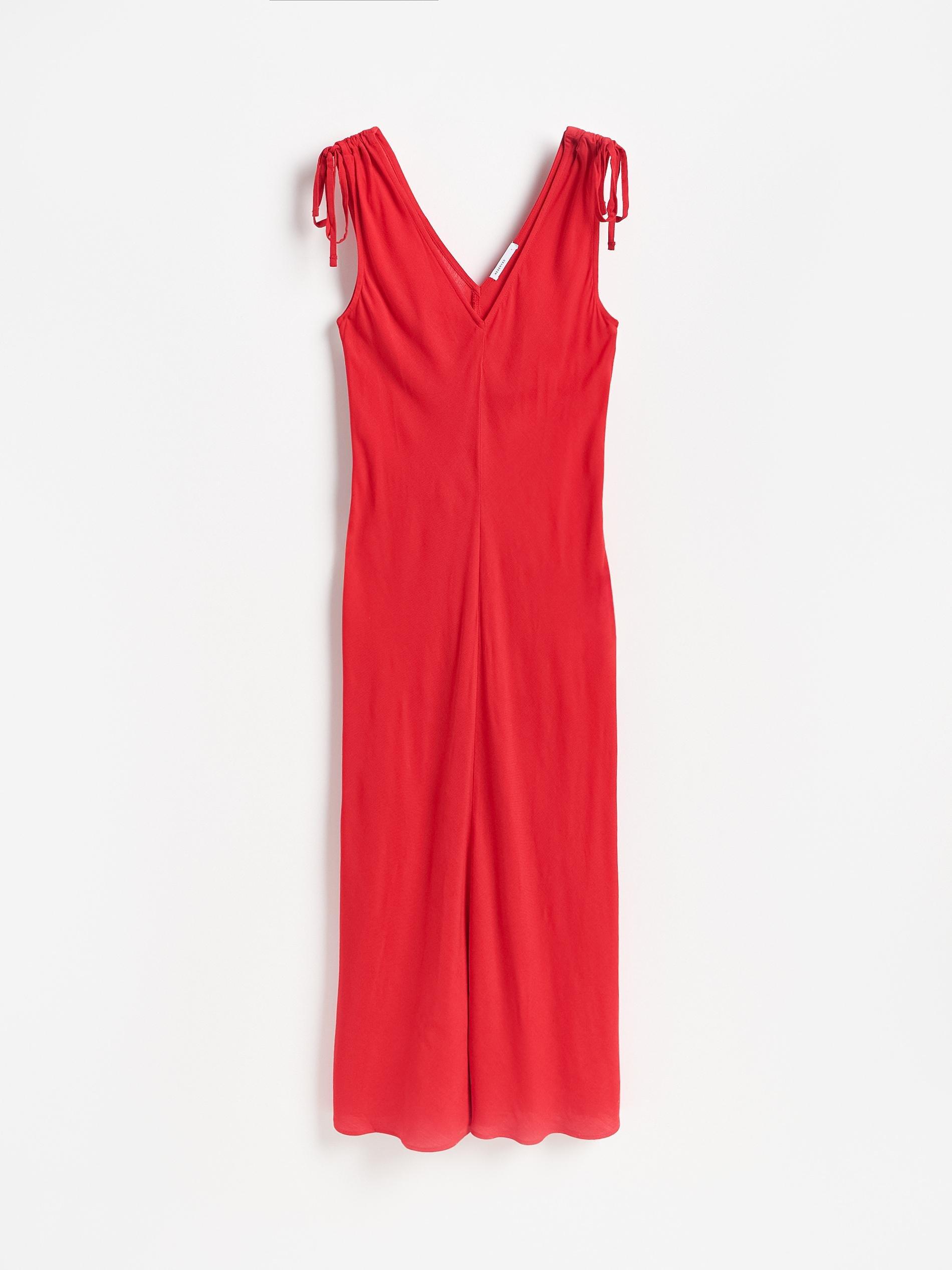 Red Maxi Dress, Red, large image number 4