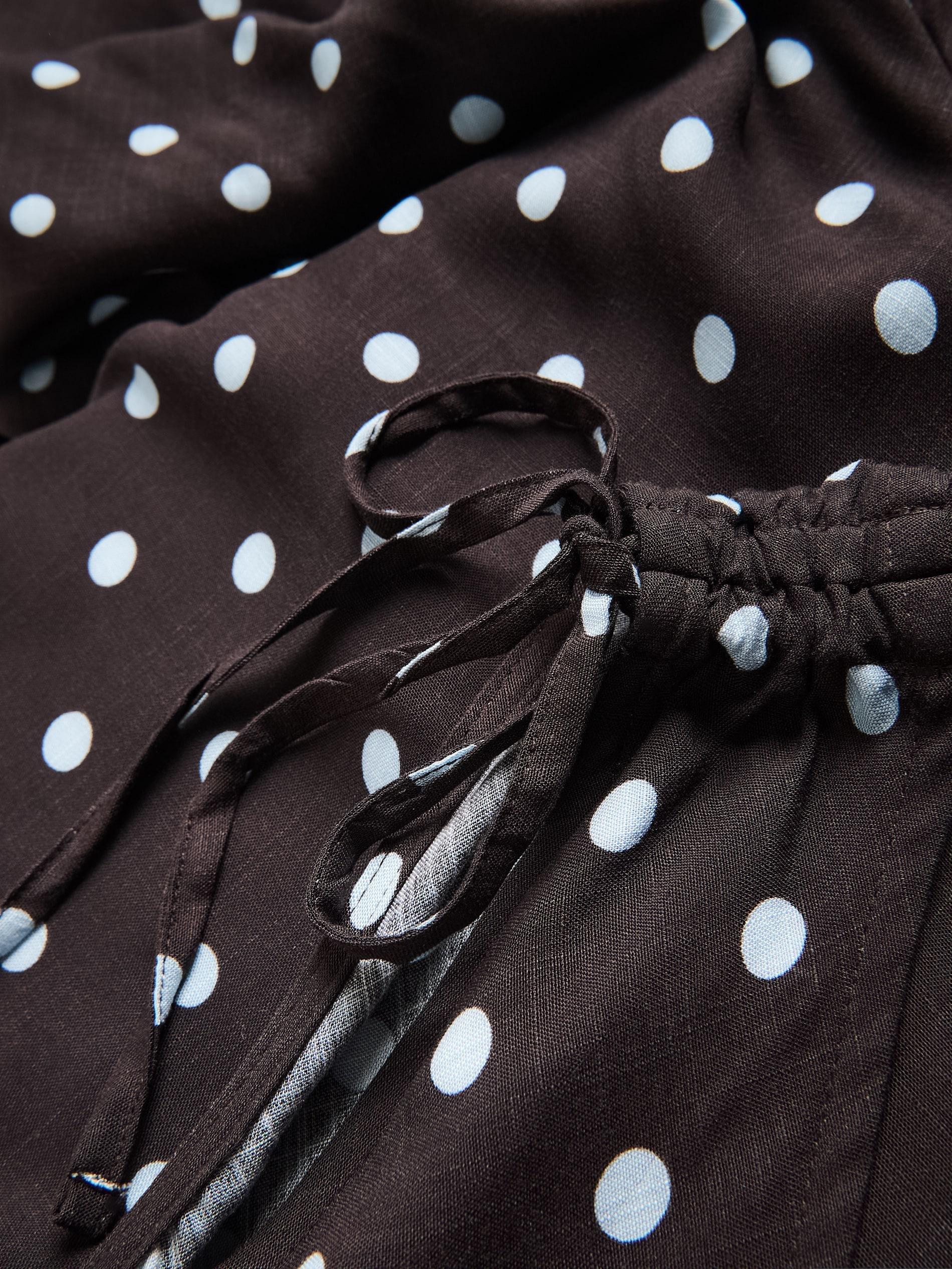 Multicolour Maxi Polka Dot Dress, Multicolor, large image number 5