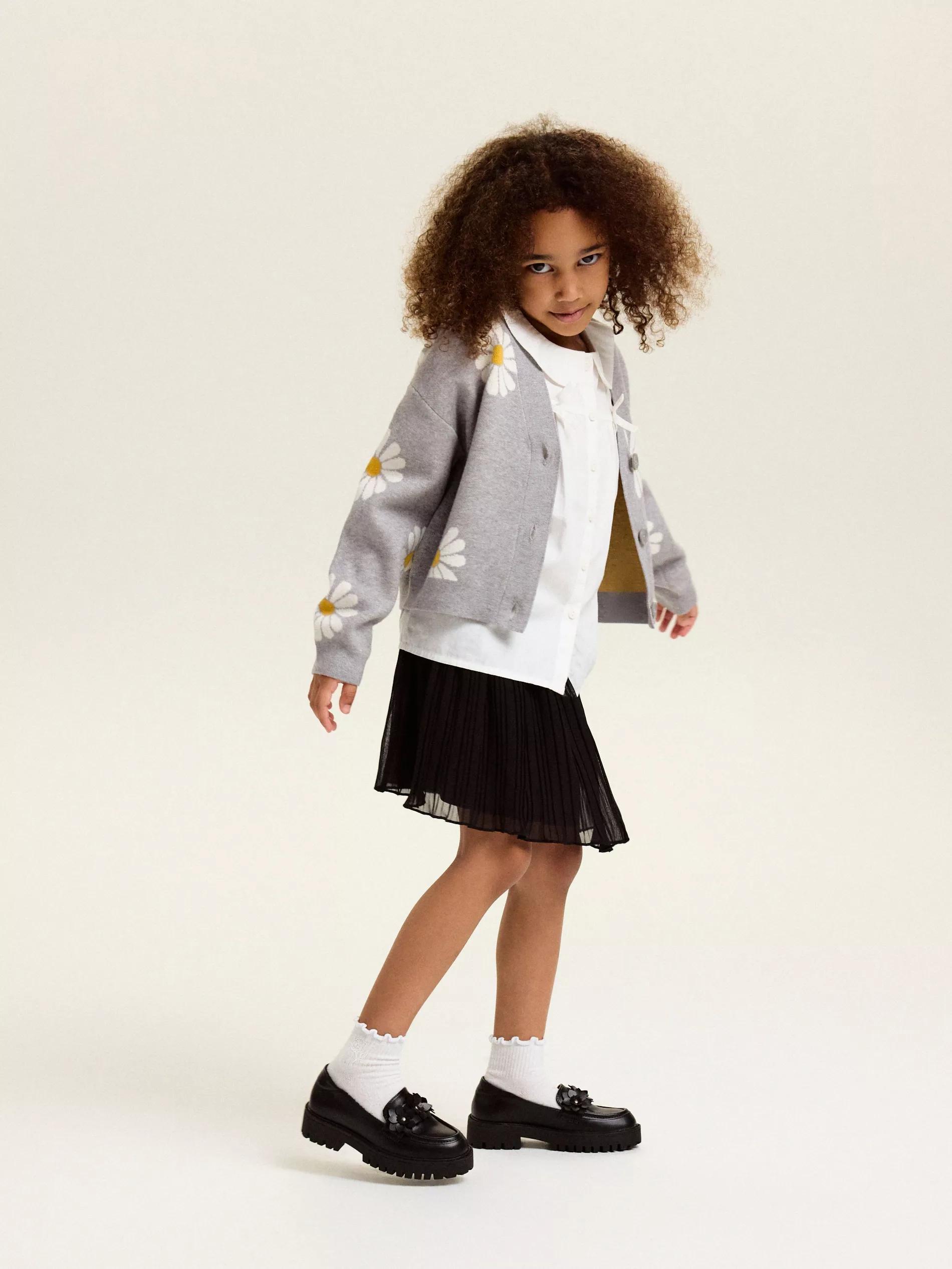 Black Faux Leather Loafers, Black, large image number 4