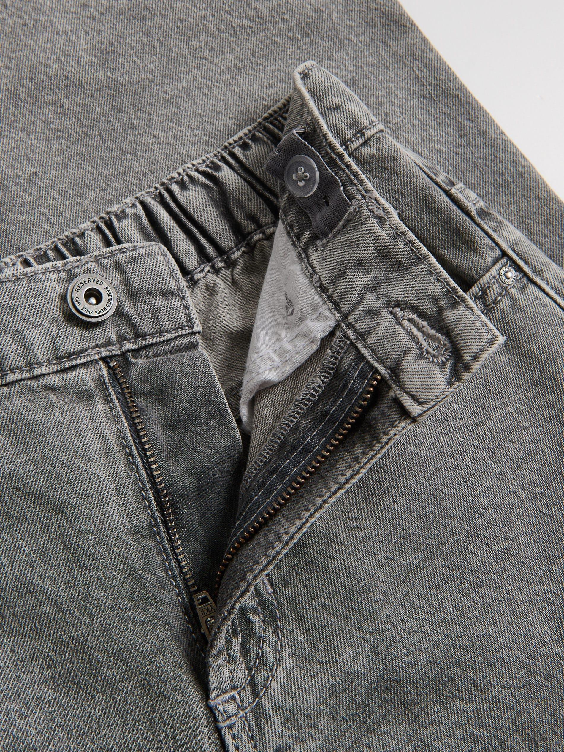 Blue Embroidered Cotton Shirt, Light grey, large image number 2