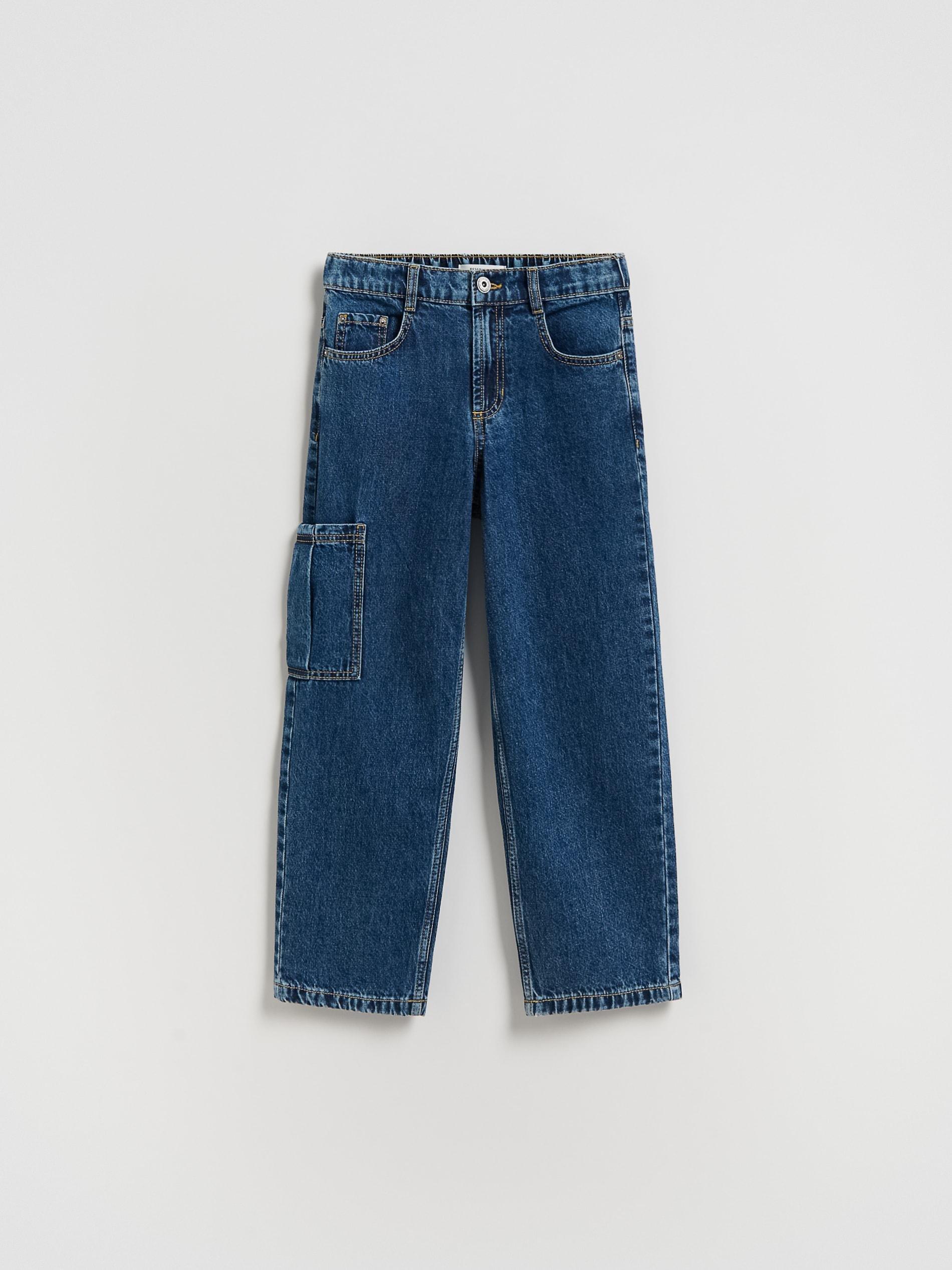 Blue Jeans Straight Fit Jeans, Blue, large image number 0