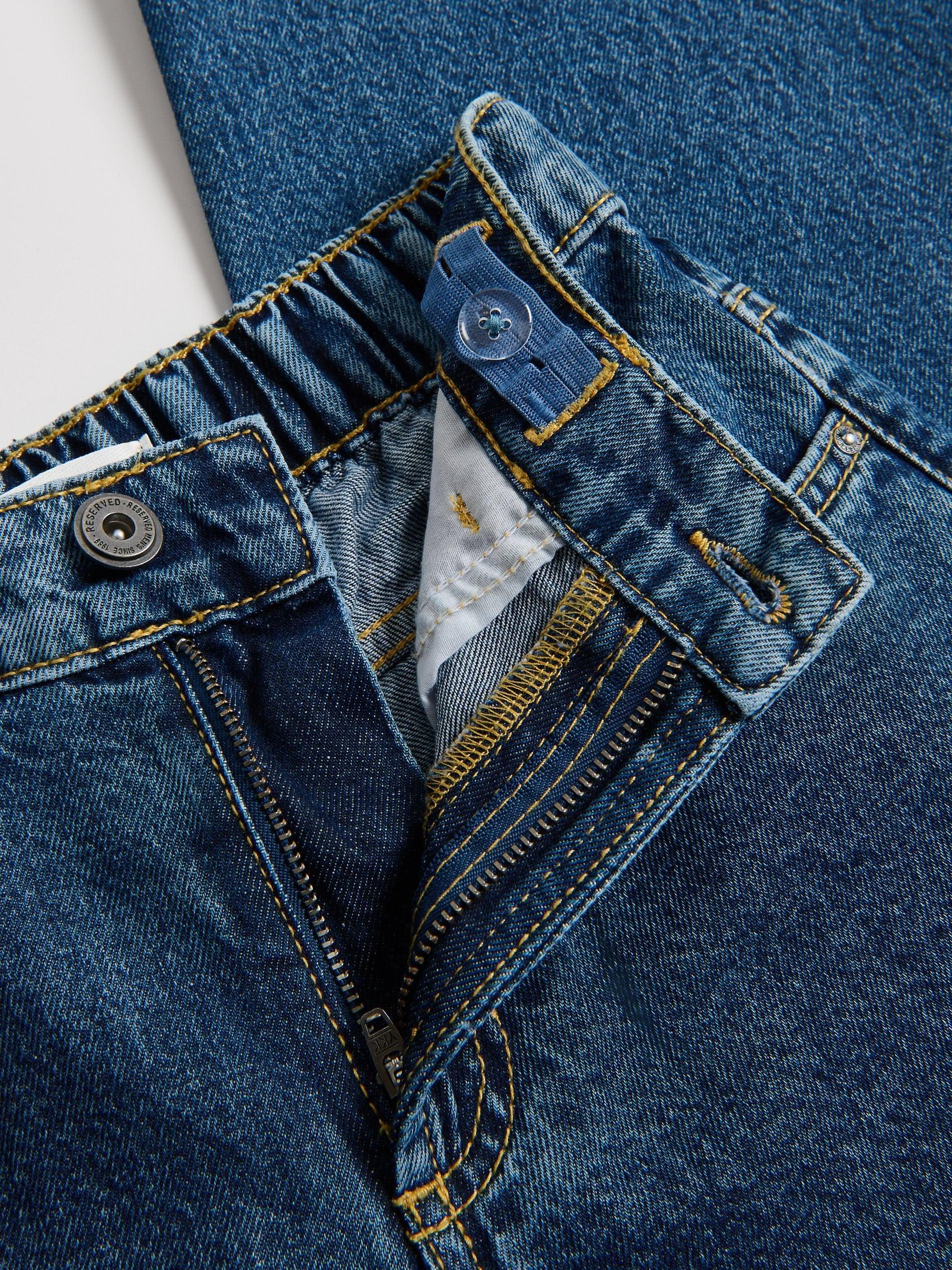 Blue Jeans Straight Fit Jeans, Blue, medium