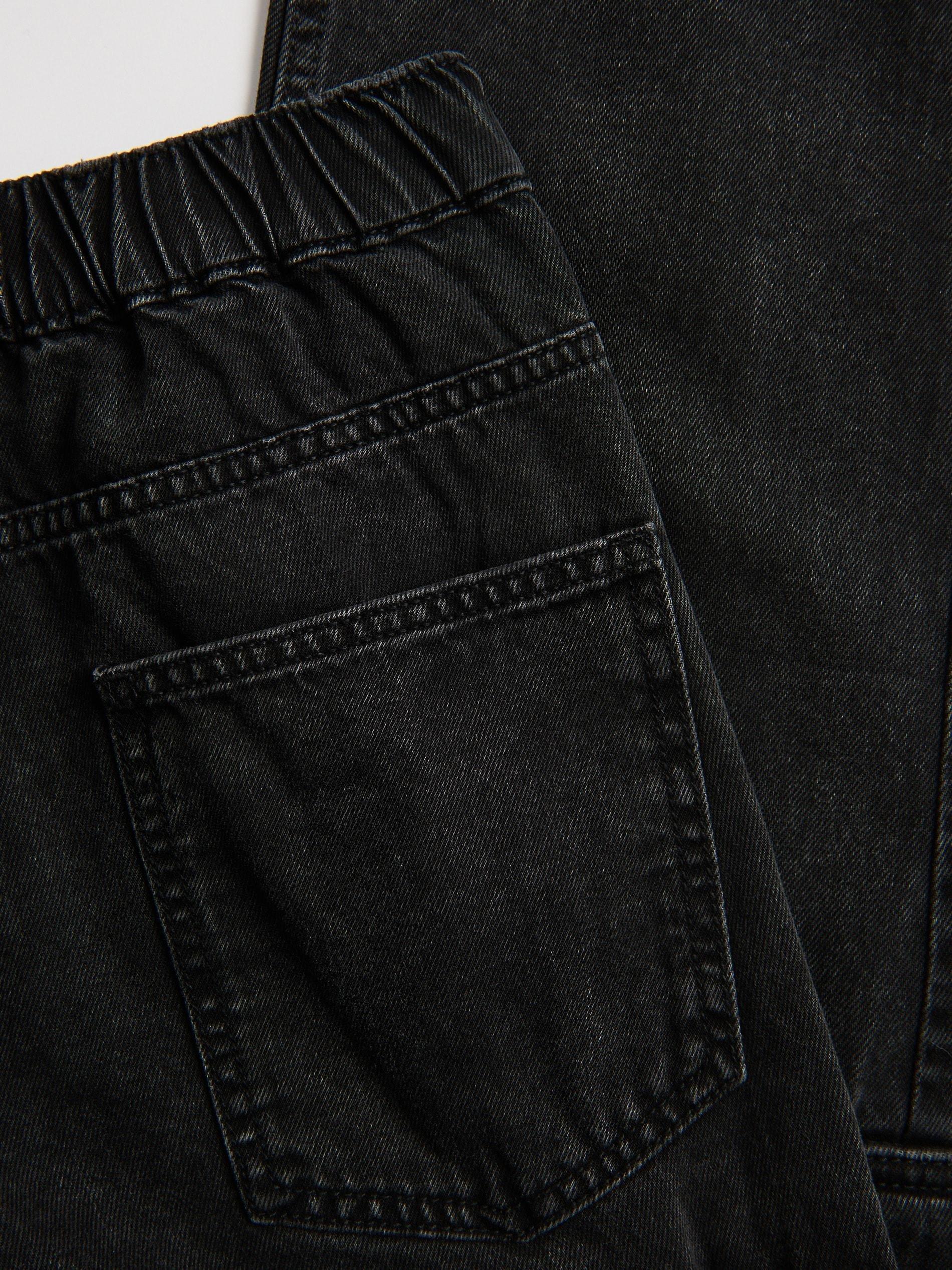 Black Straight Fit Jeans, Black, large image number 3