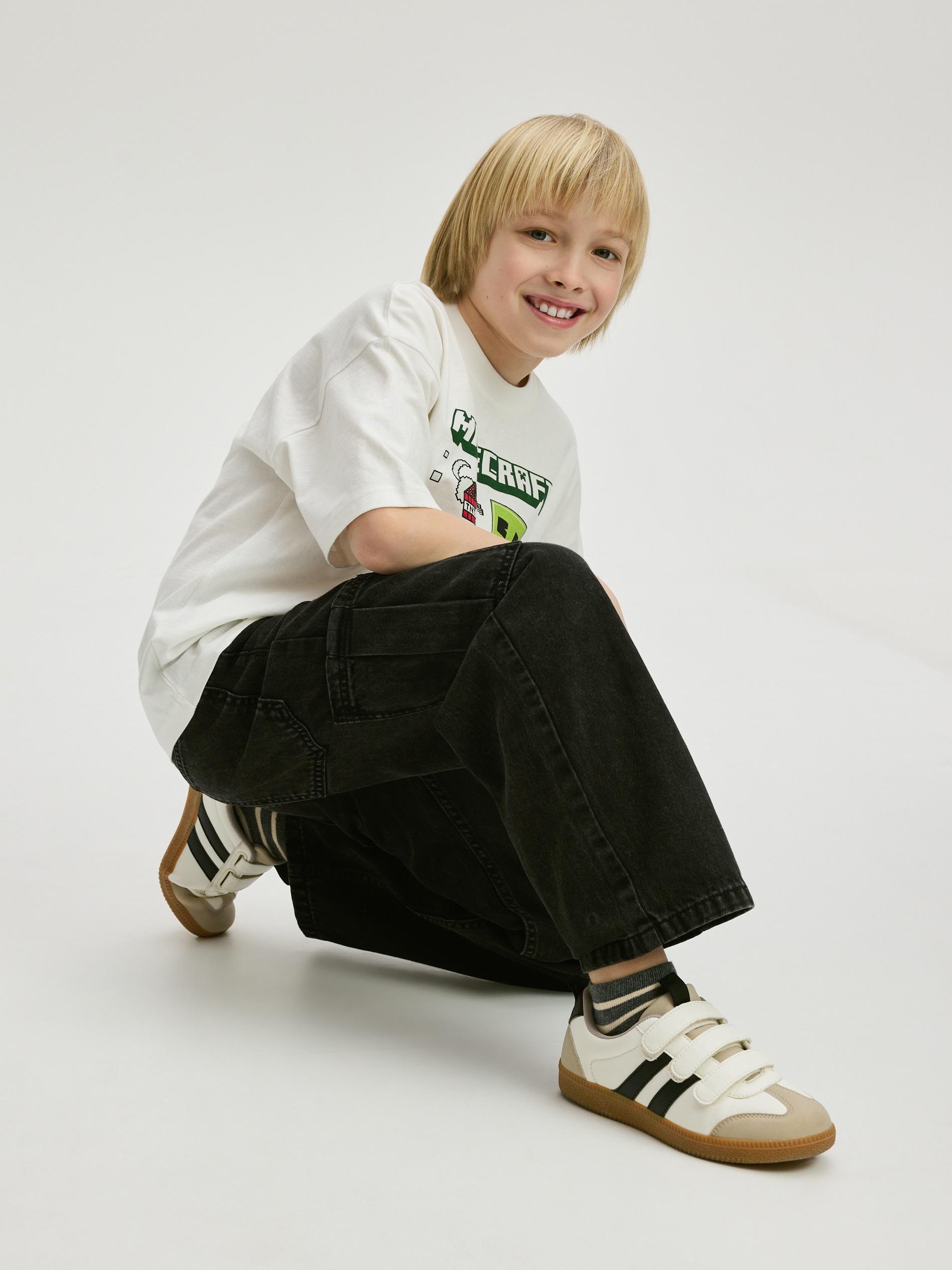 Black Straight Fit Jeans, Black, large image number 5