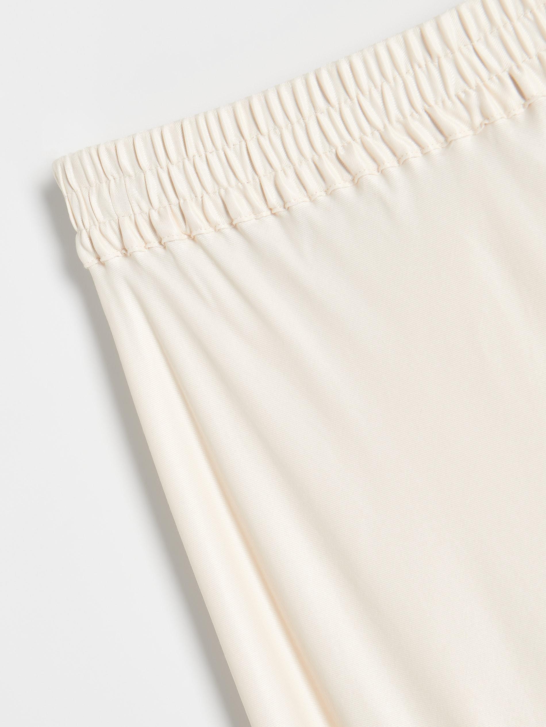 Cream Satin Skirt, , large image number 3
