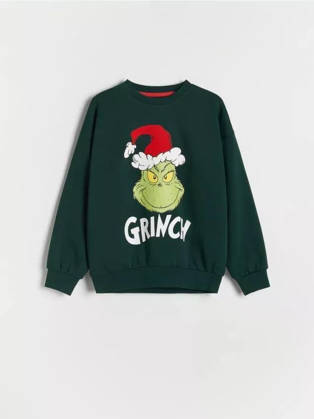 dark green BOYS` JOGGING TOP, , large image number 0