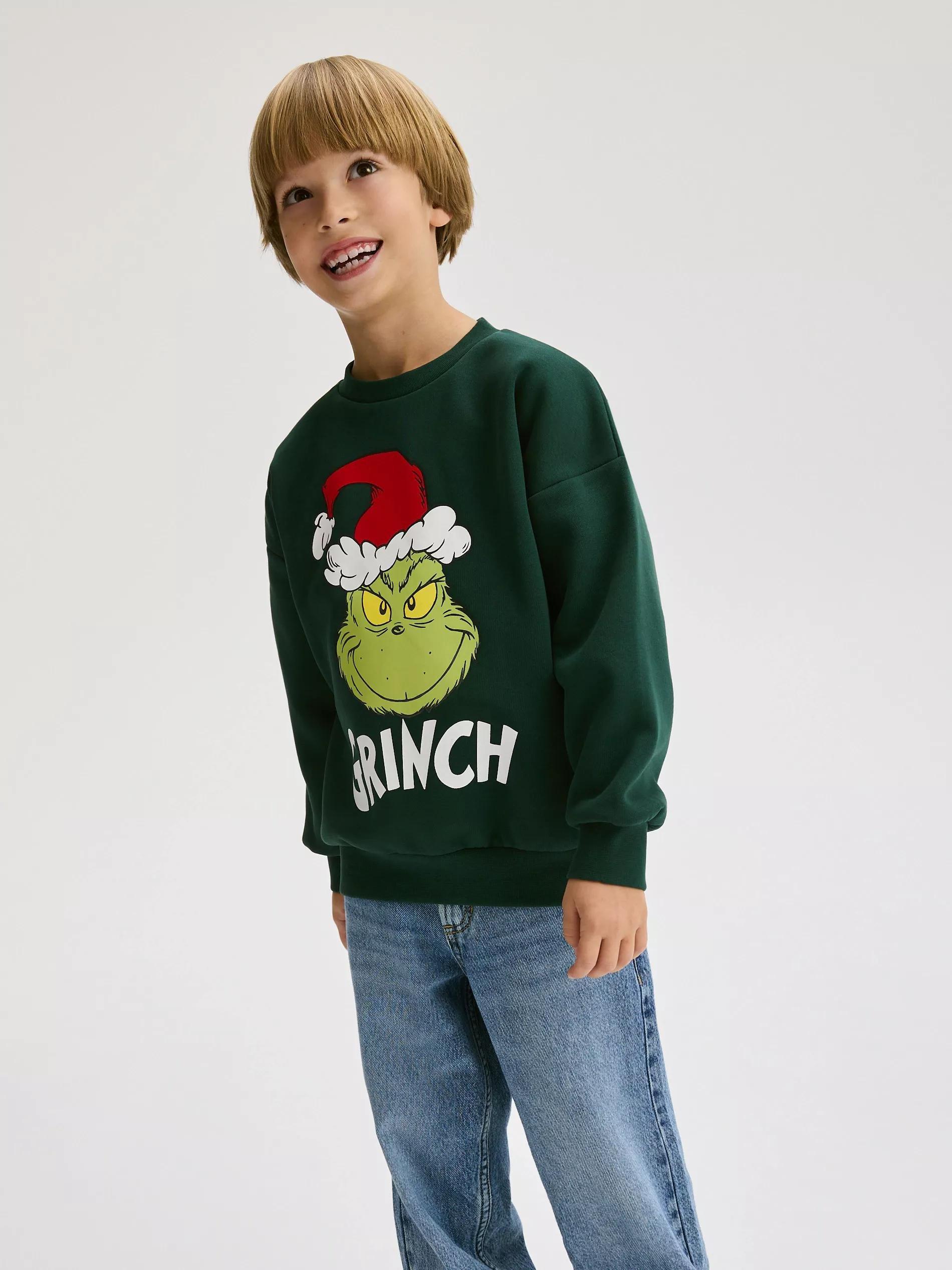 dark green BOYS` JOGGING TOP, , large image number 3