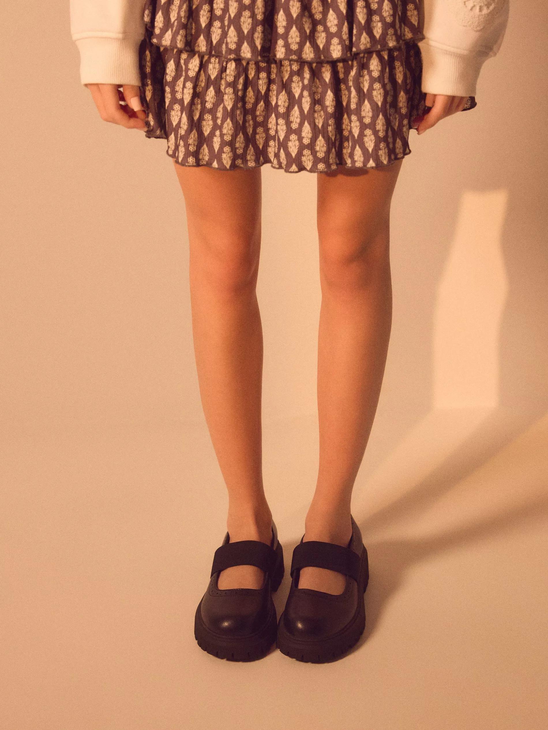 BLACK Leather loafers, , large image number 4