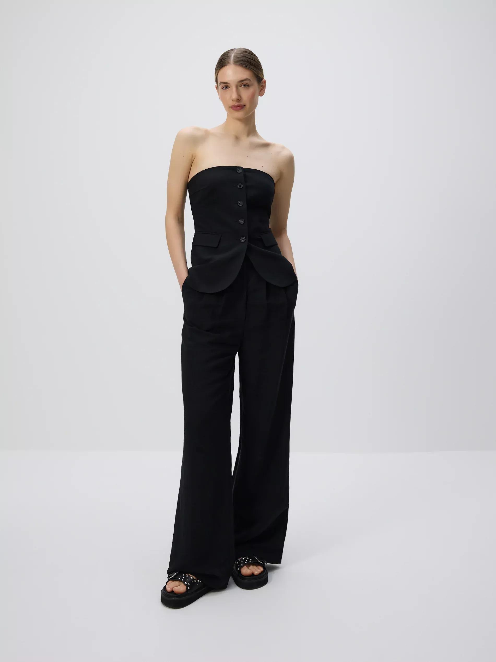 BLACK Slides with metal details, , large image number 5