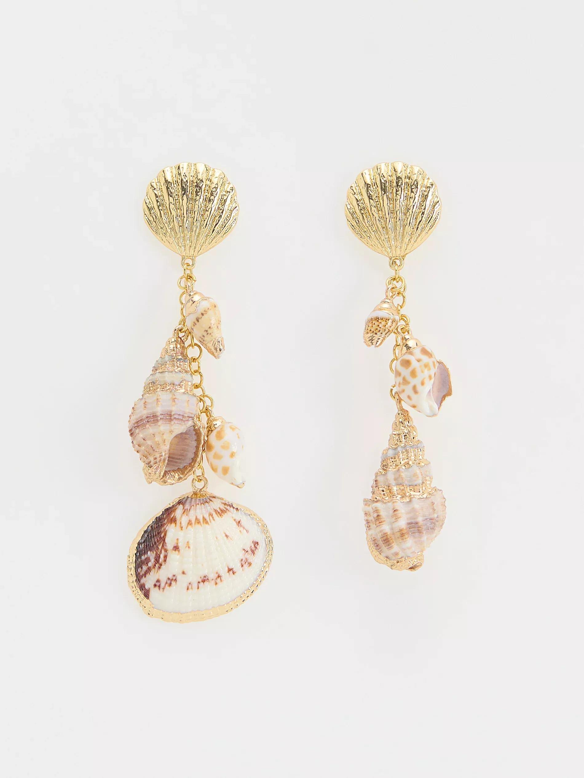 Gold Earrings, , medium