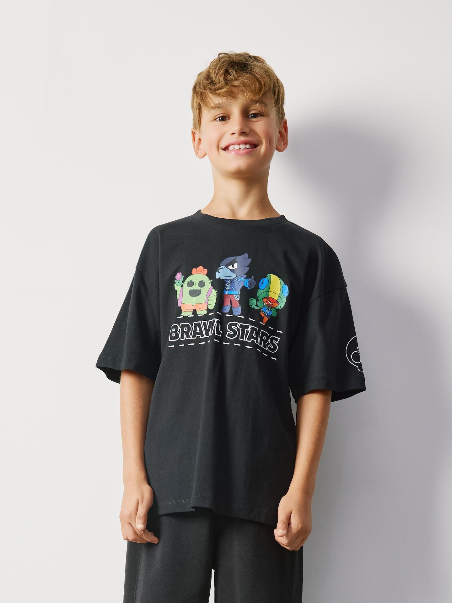 Brawl Stars T-shirt, Black, medium