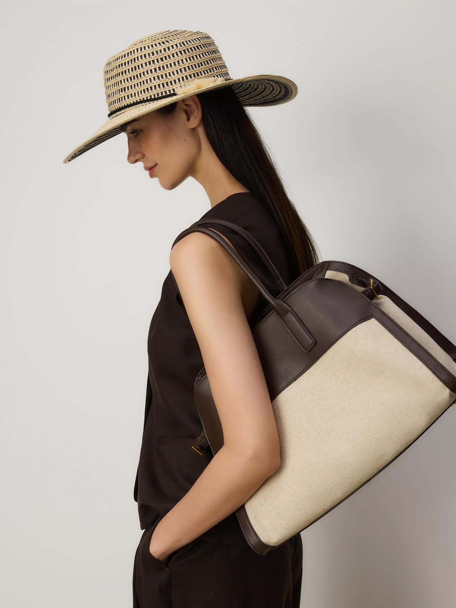 Brown Shoulder Bag, Brown, large image number 0