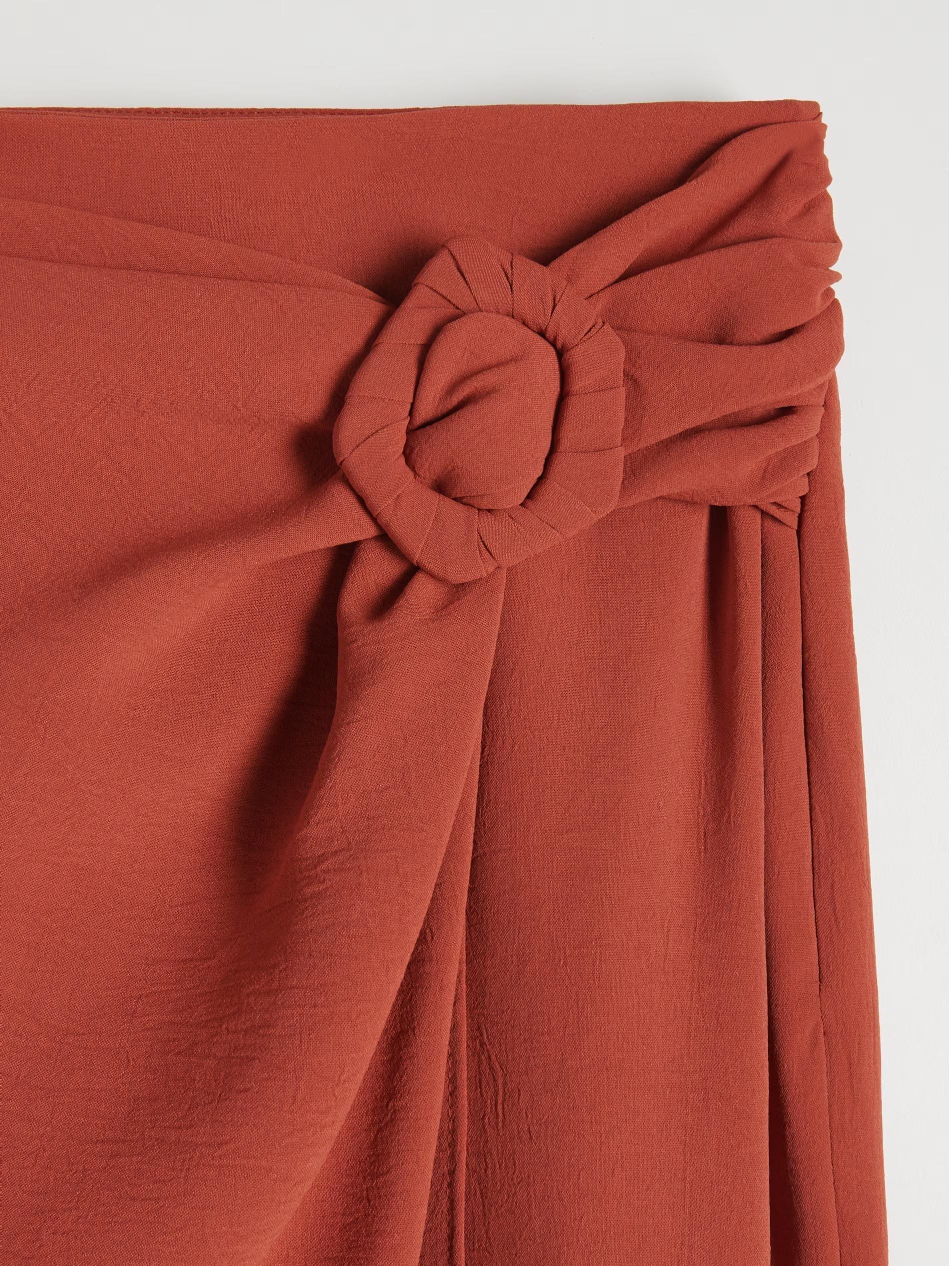 Reserved - Burgundy Midi Skirt