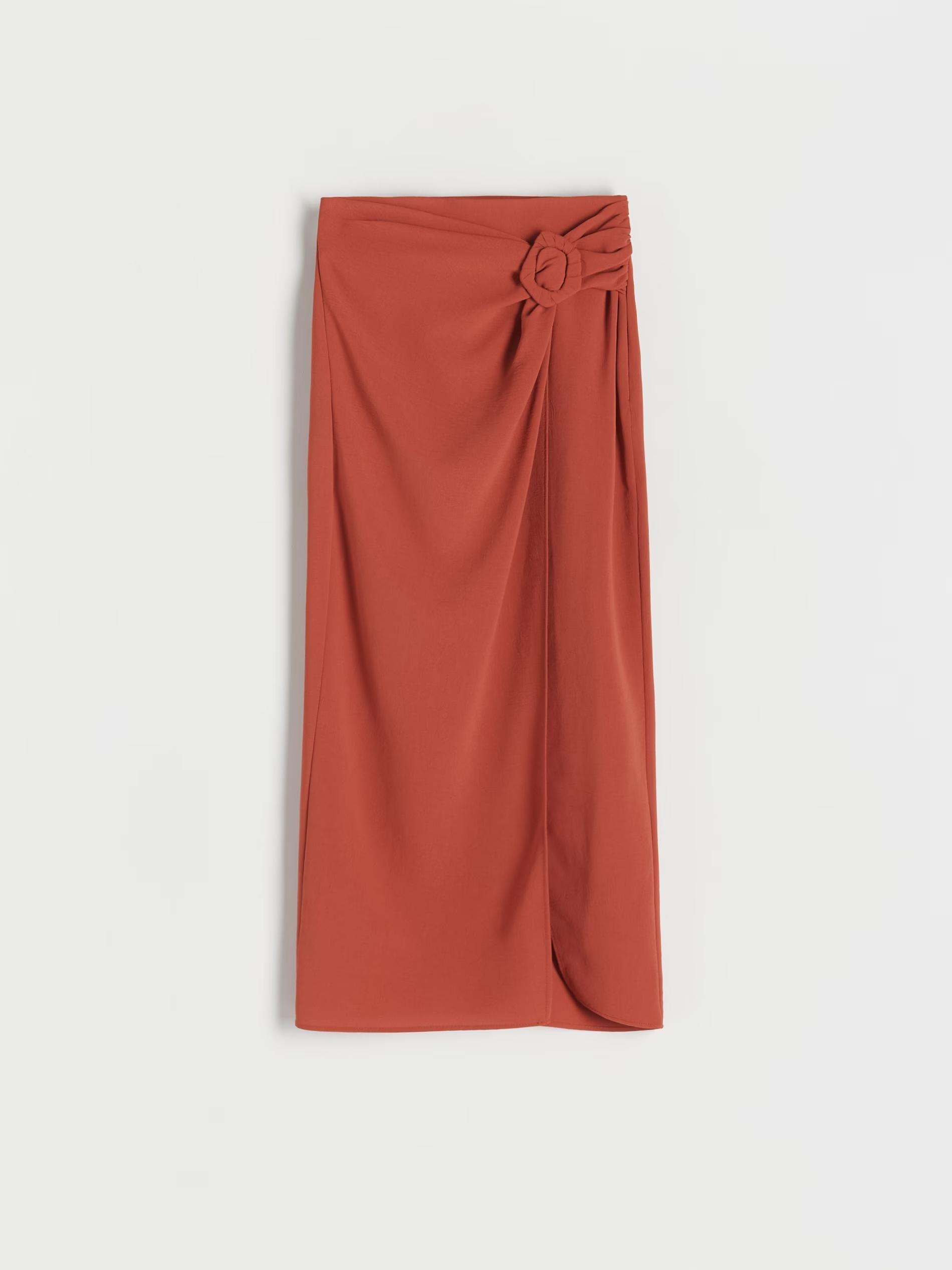 Reserved - Burgundy Midi Skirt
