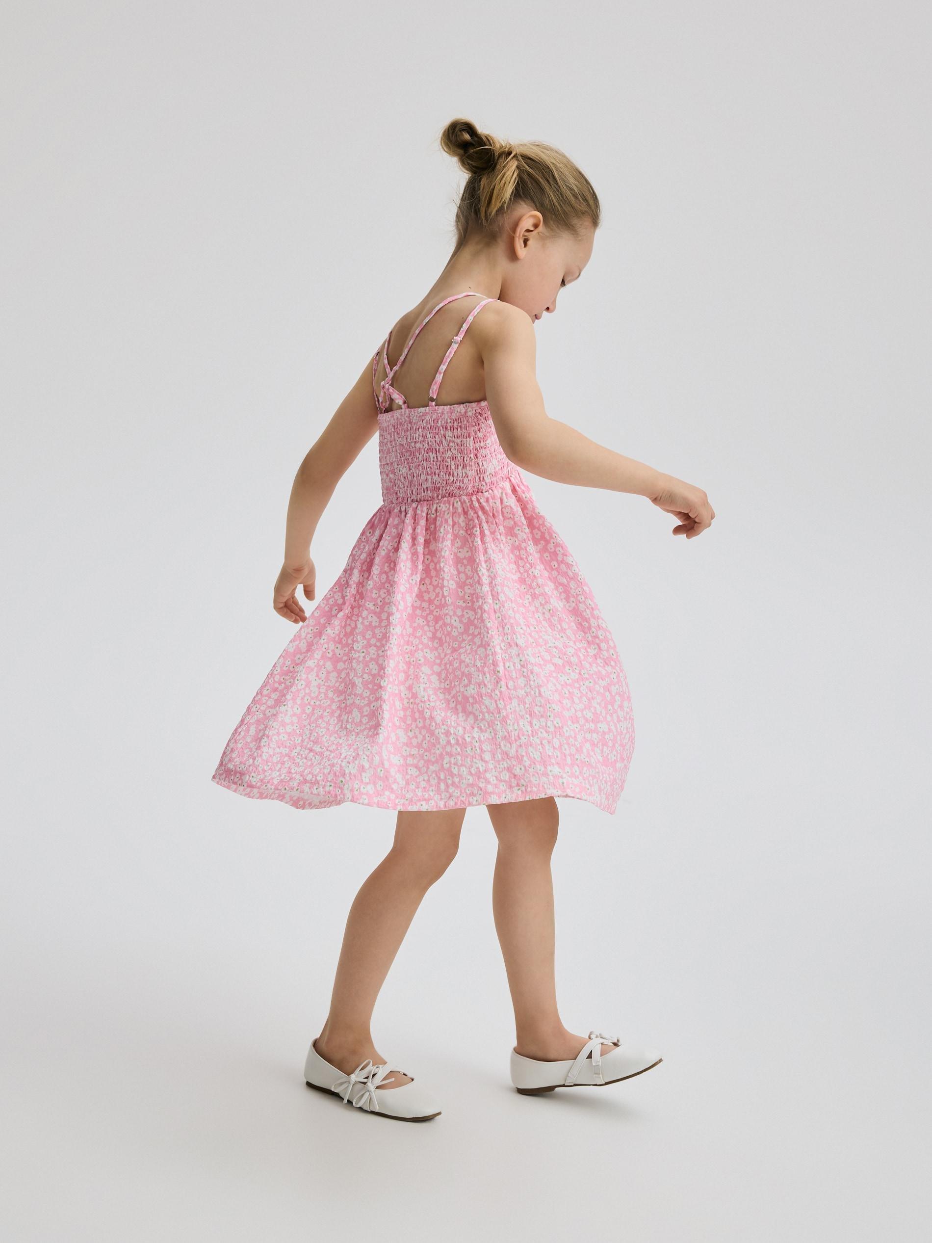 Pink Floral Dress, Pink, large image number 4