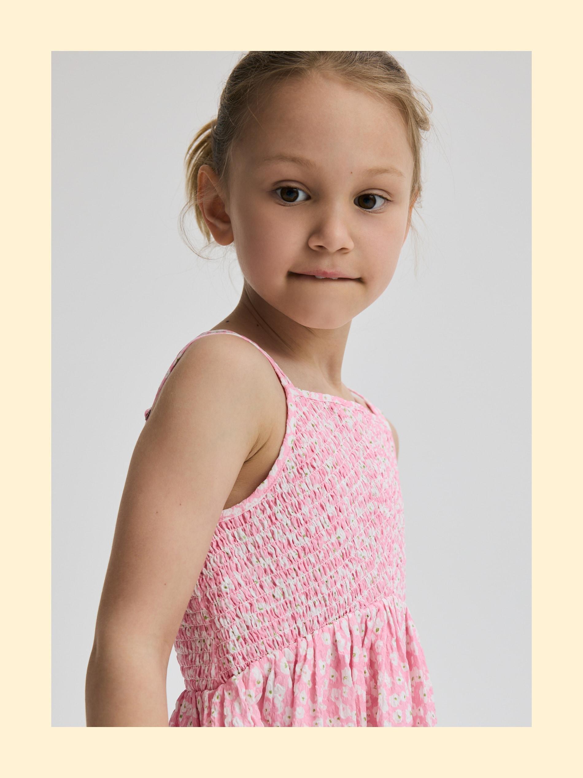 Pink Floral Dress, Pink, large image number 5