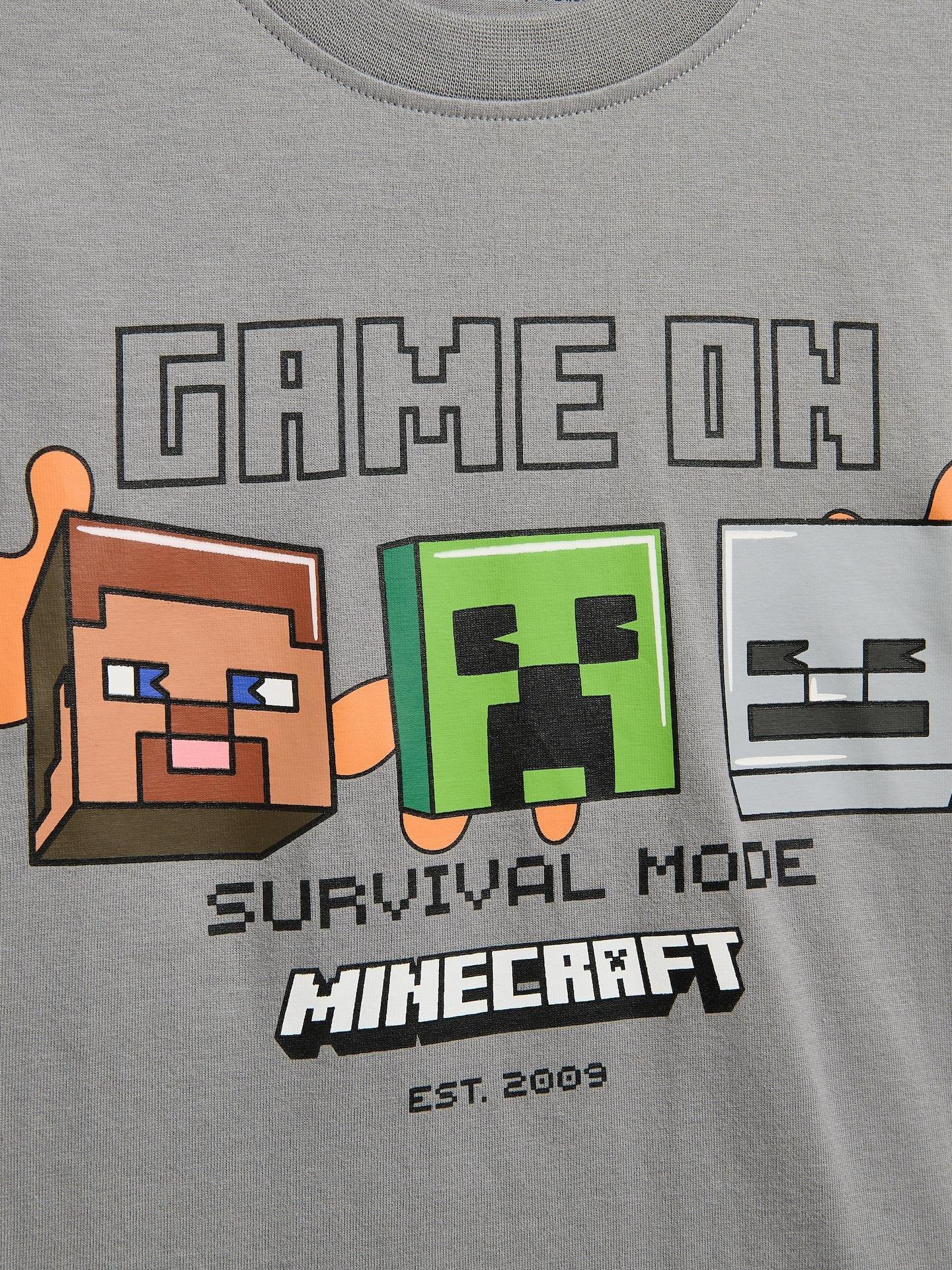 Minecraft cotton T-shirt, Grey, large image number 1