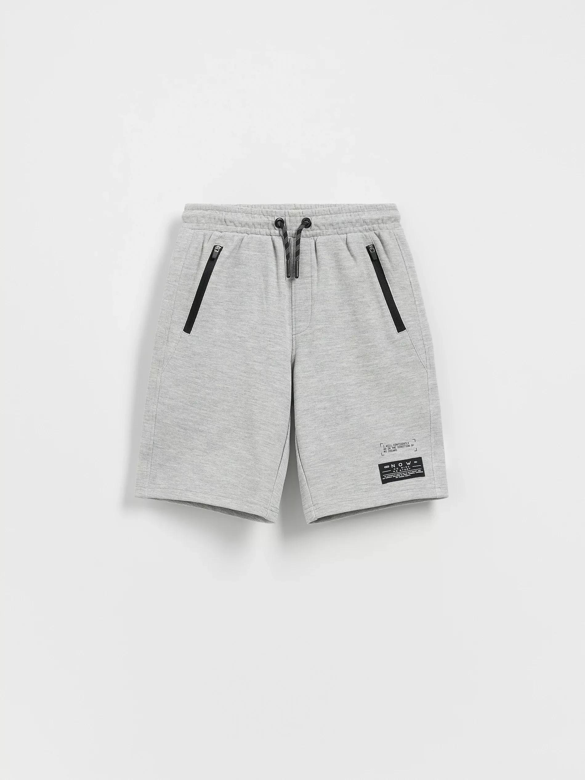 Grey Bermuda Shorts, , large image number 0
