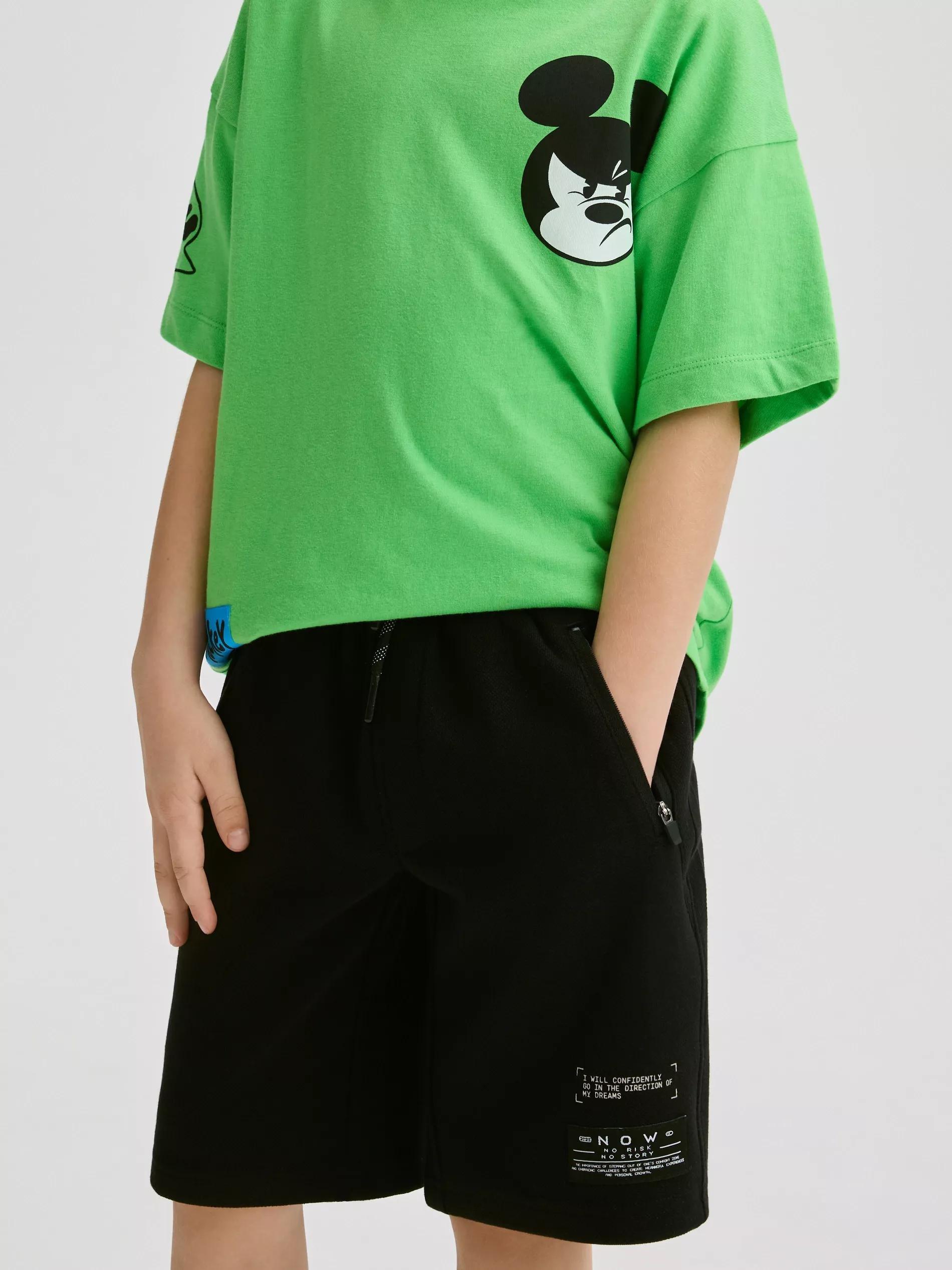 Black Bermuda Shorts, , large image number 4