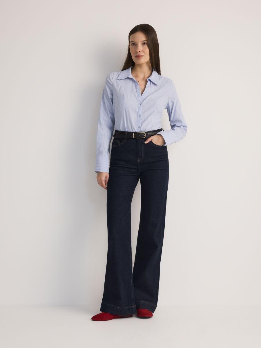 Blue Striped Shirt, , large image number 1