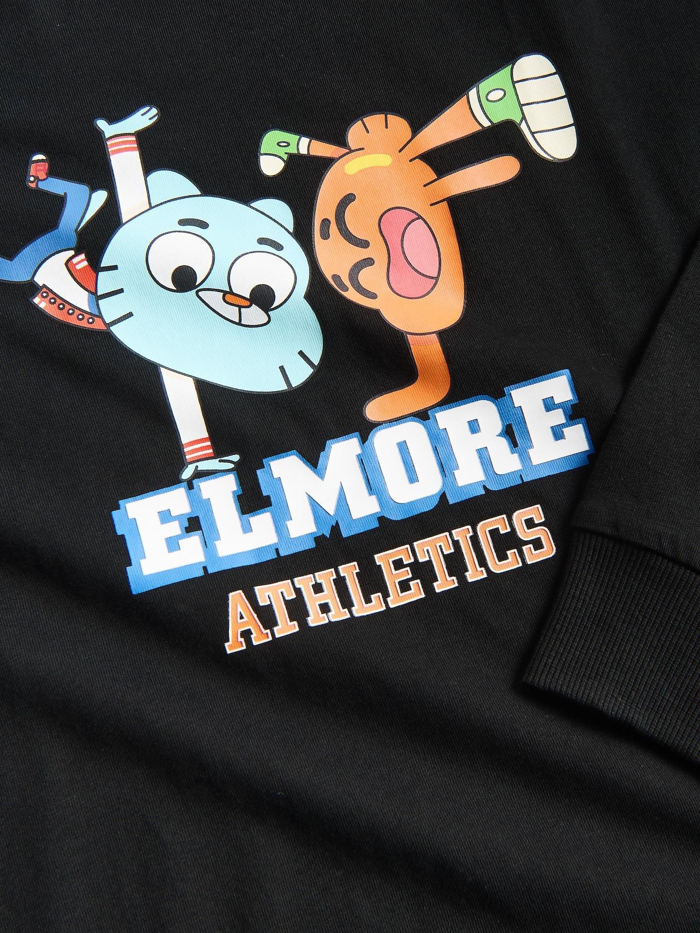Black The Amazing World Of Gumball Longsleeve, Black, medium