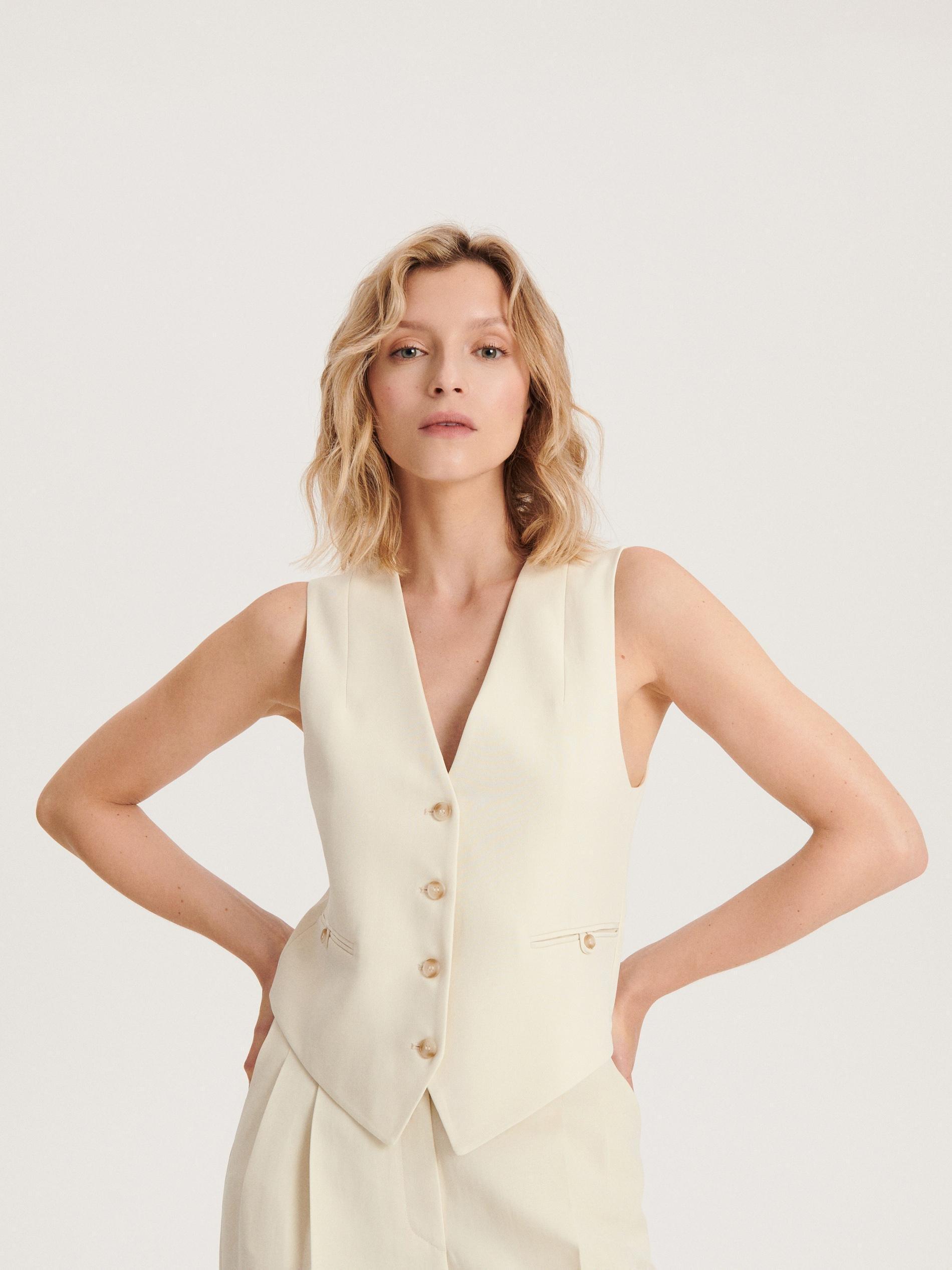 Yellow Suit Vest, , large image number 1