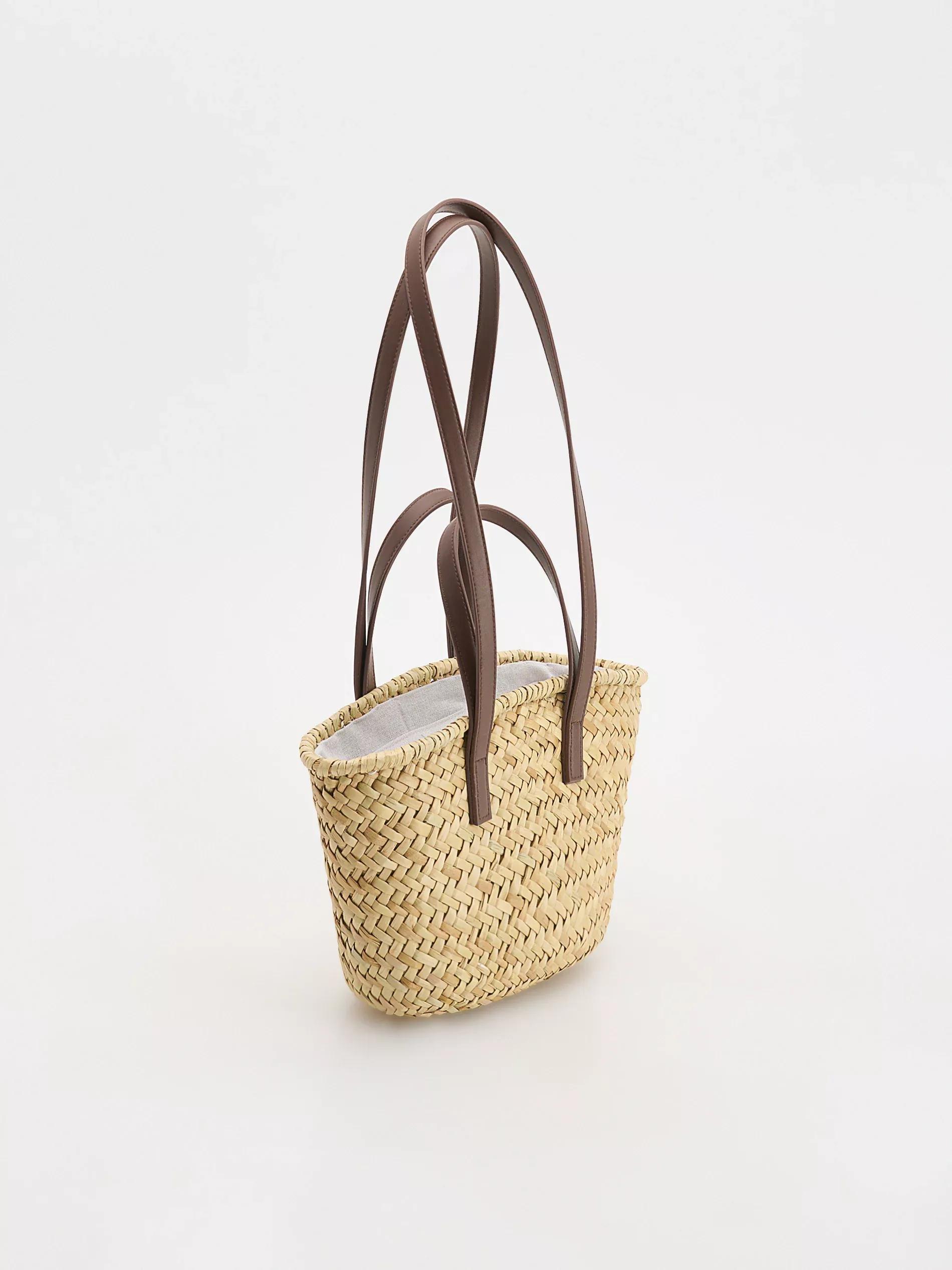 Beige Woven Bag, Beige, large image number 3