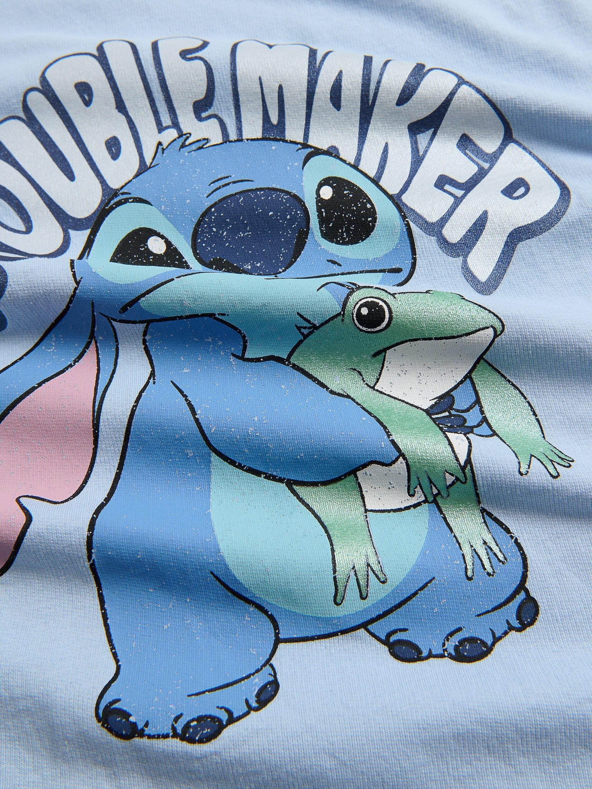 Blue Lilo & Stitch T-Shirt, Kids Girls, Blue, large image number 3