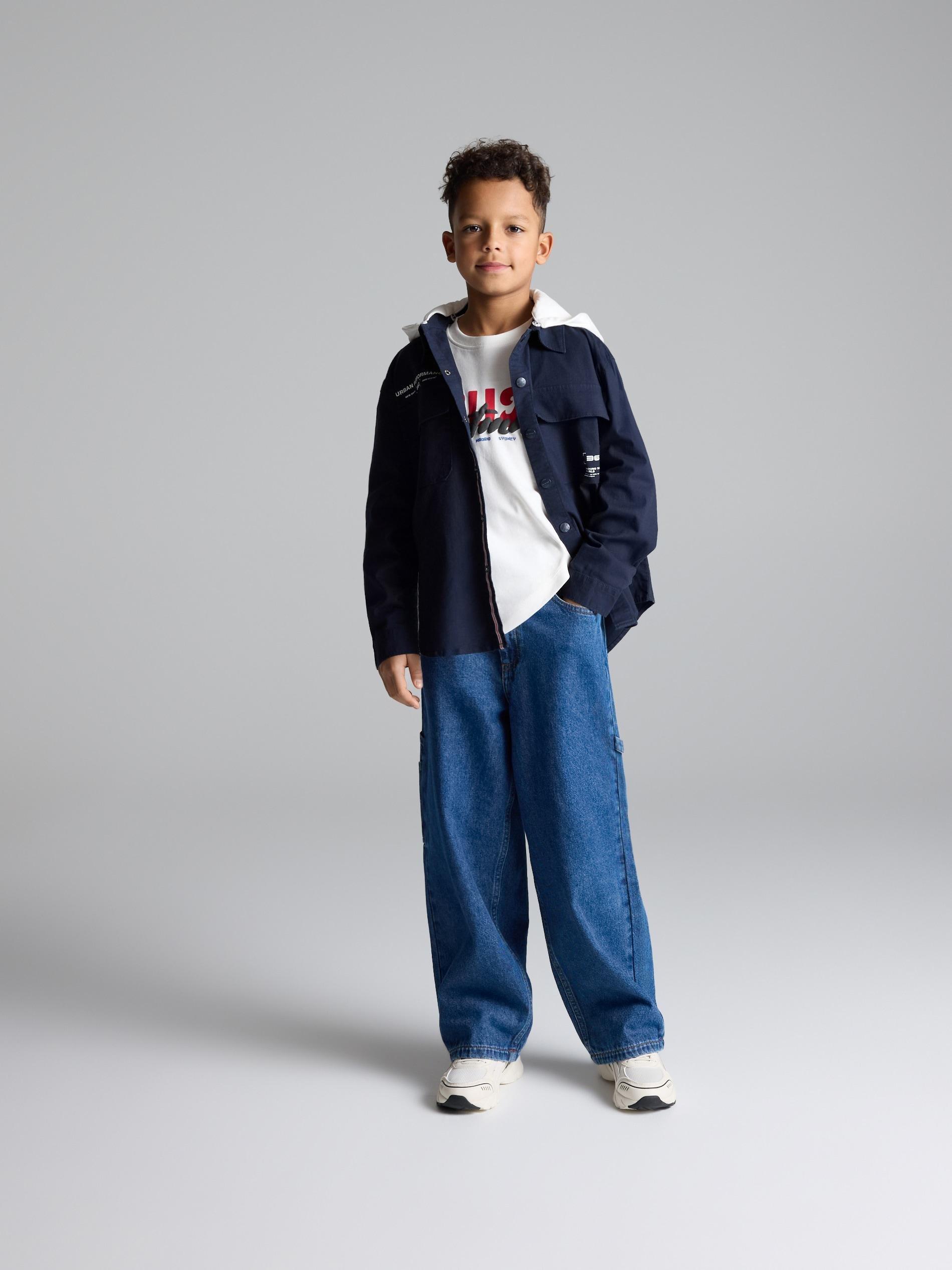 Turquoise Plain Hoodie, Blue, large image number 0