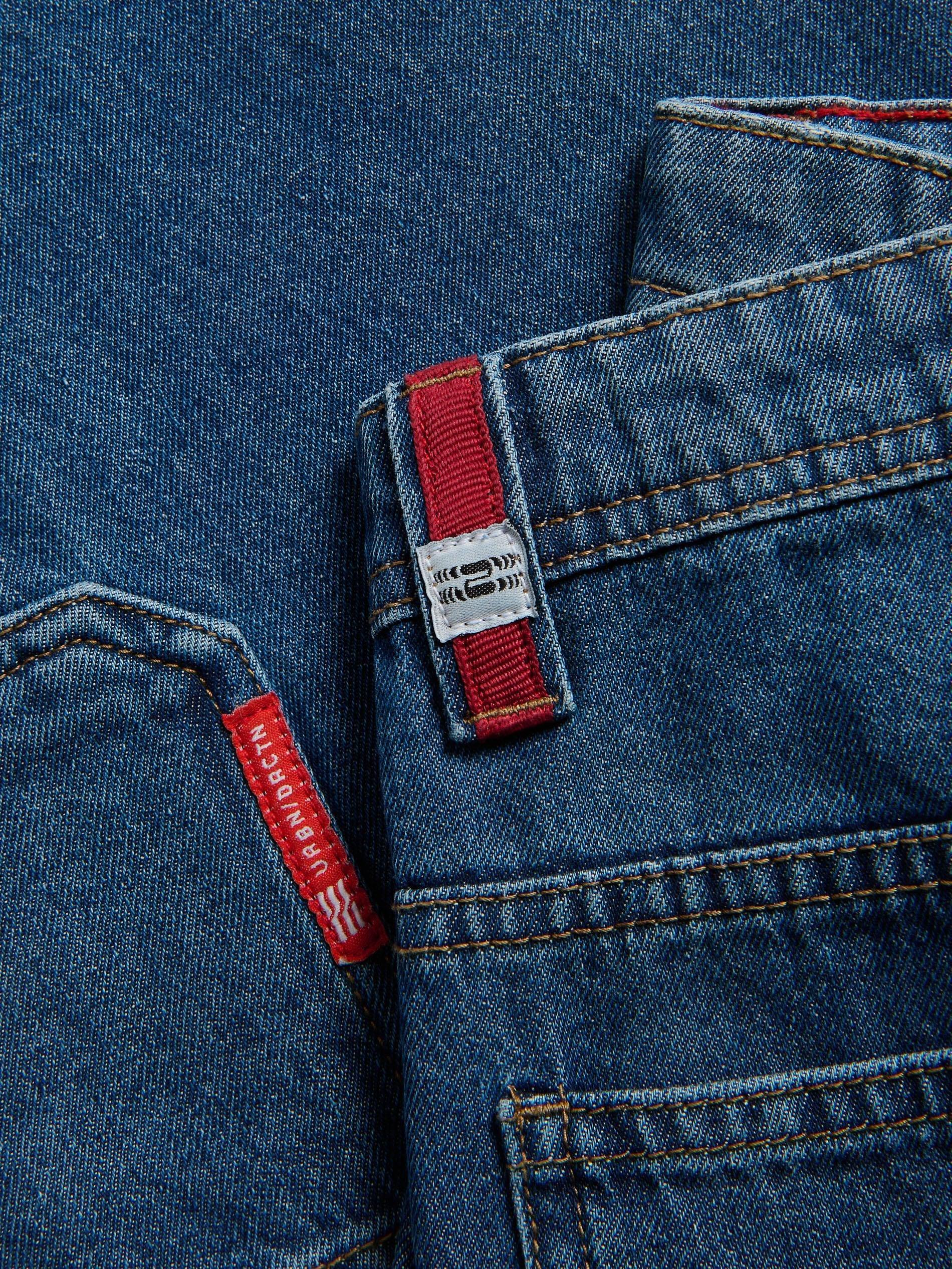 Turquoise Plain Hoodie, Blue, large image number 3