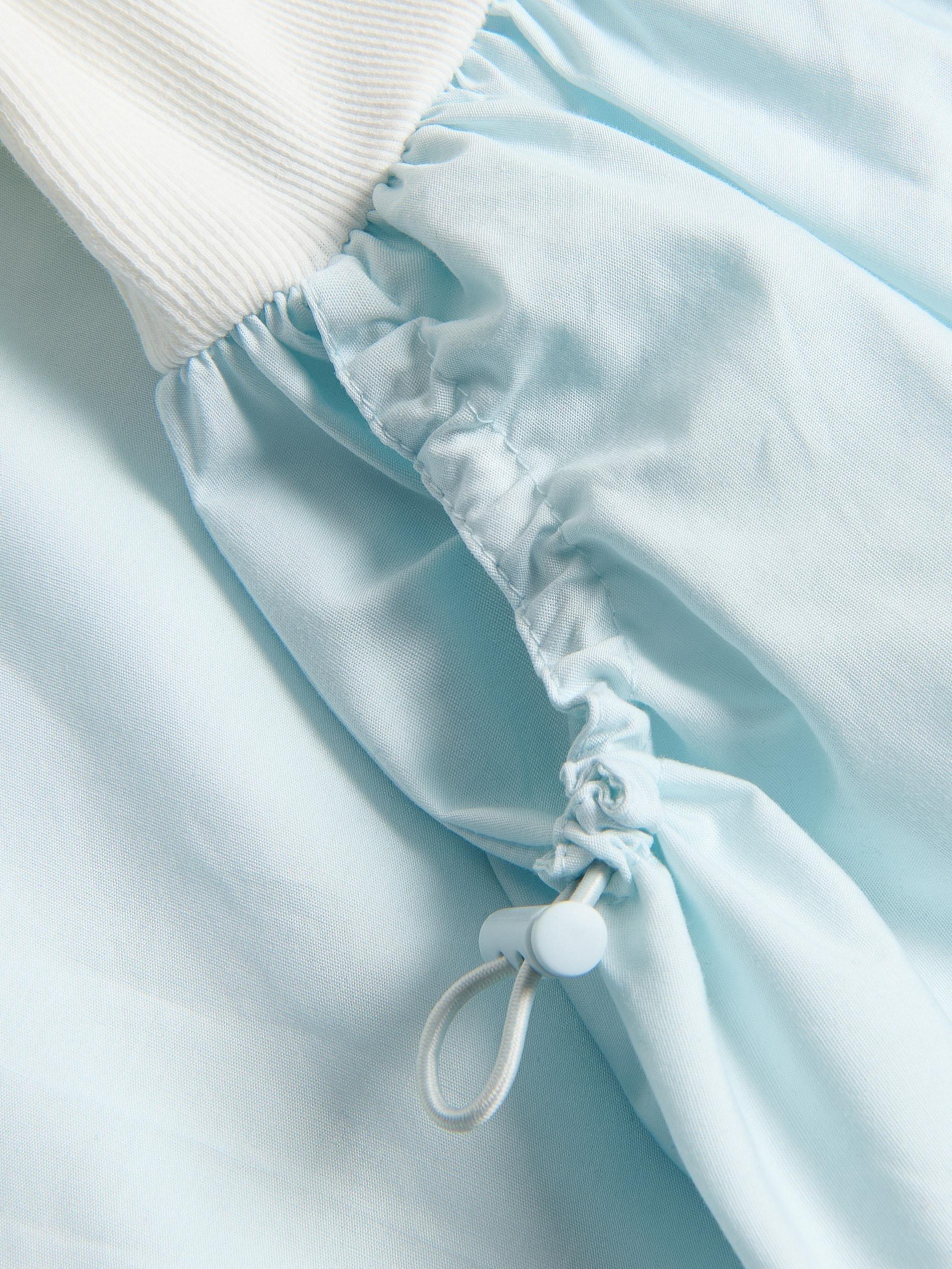 Blue Cotton Dress, Blue, large image number 1