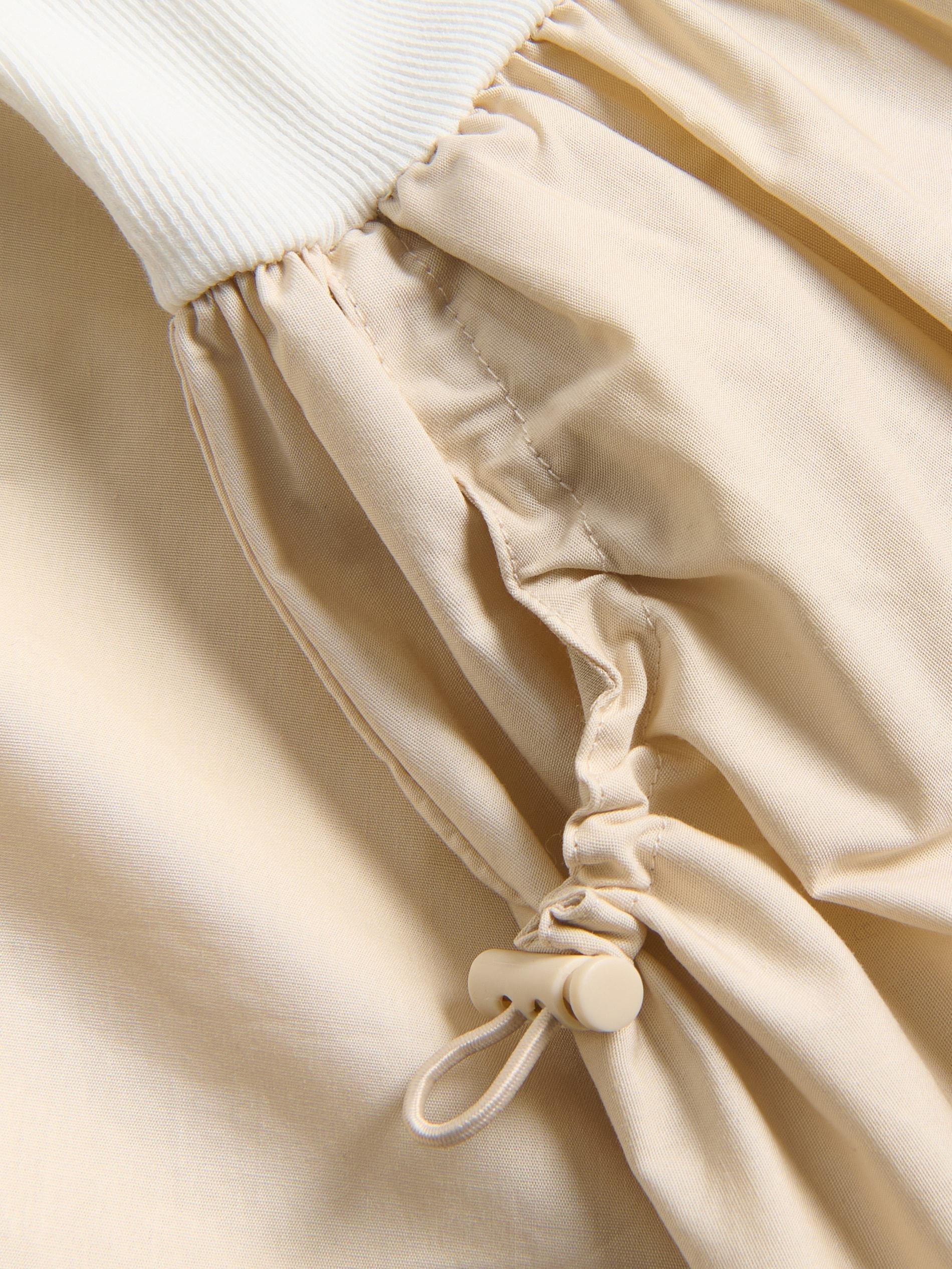 Beige Cotton Dress, Beige, large image number 1
