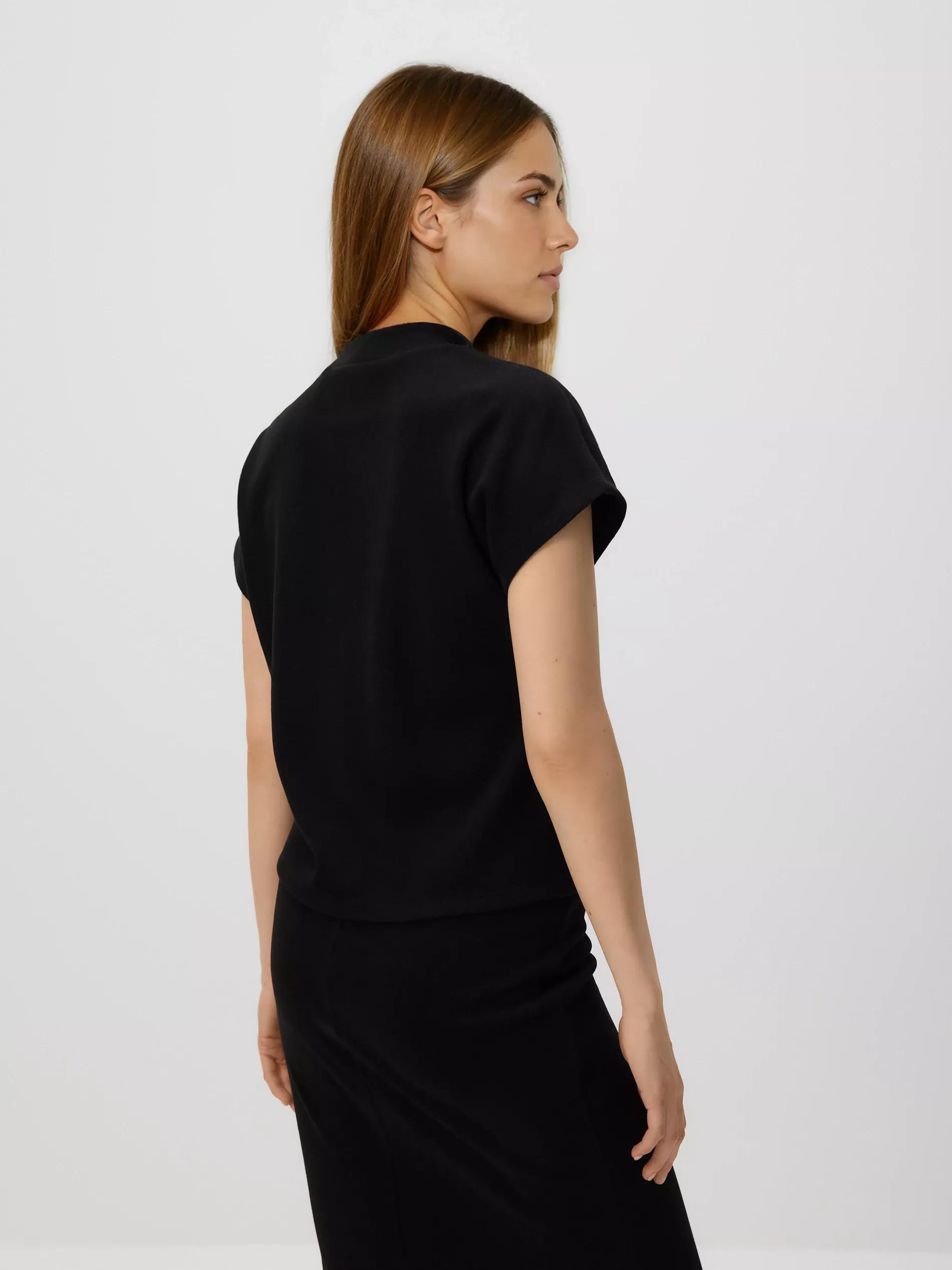 BLACK Turtleneck top, Black, large image number 1