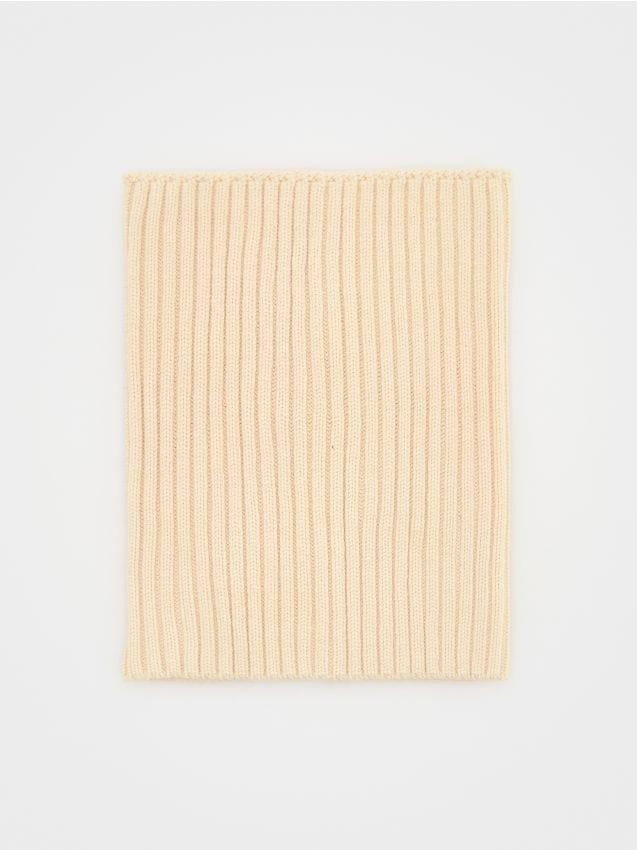 CREAM Viscose blend jersey snood, Ivory, large image number 0