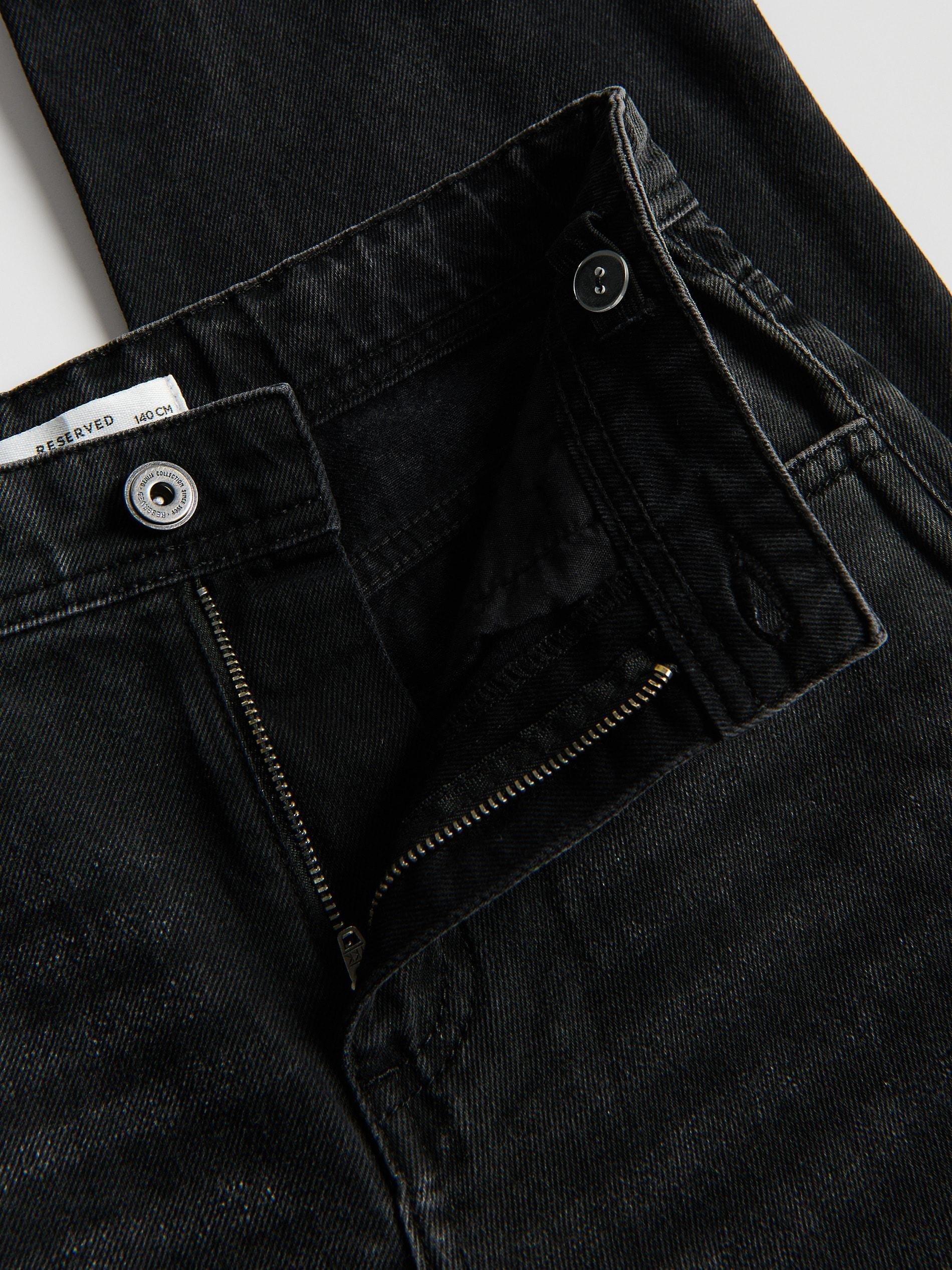 Black Trousers With Tie Waist Belt, Black, large image number 5