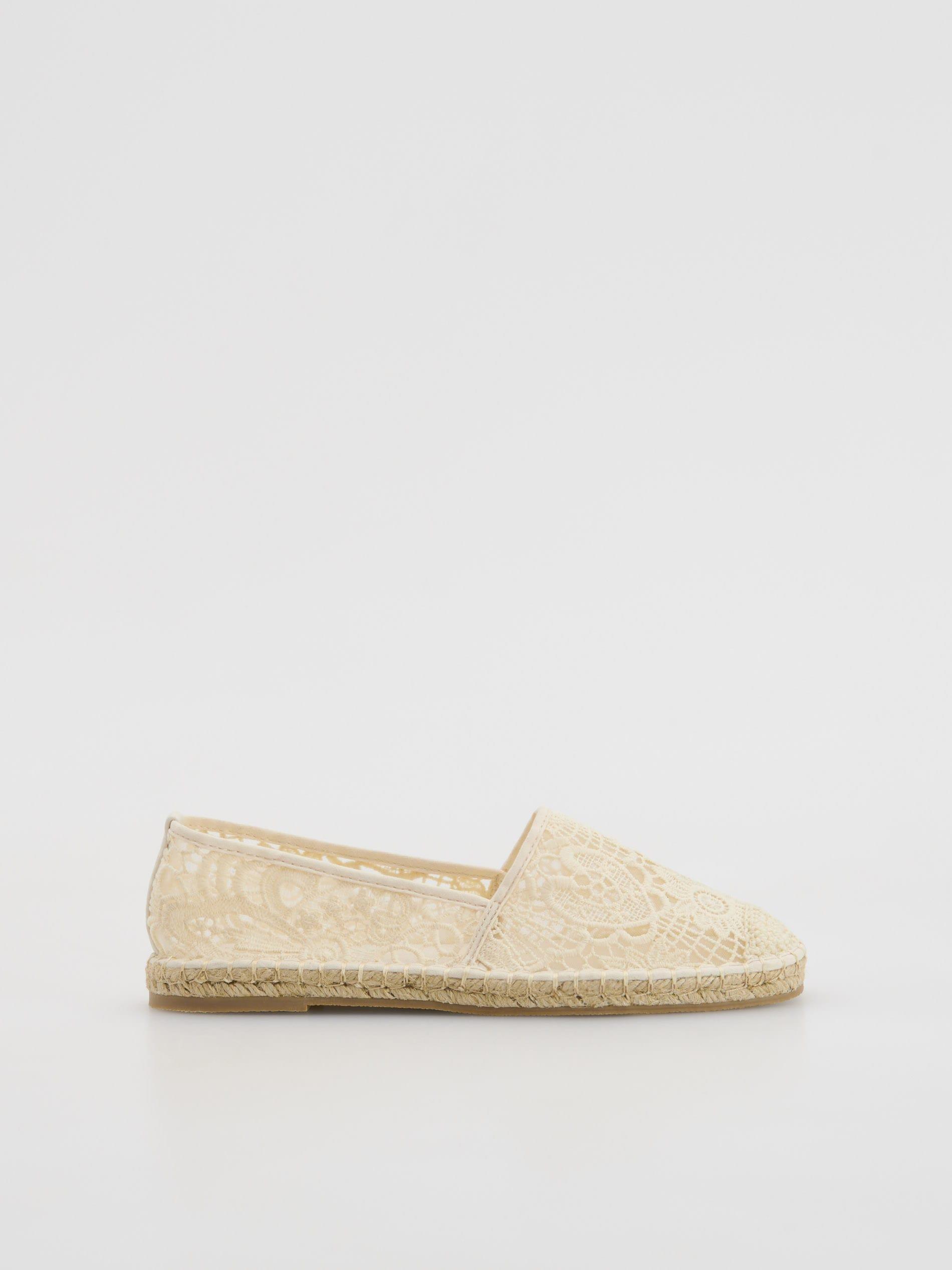 Cream Loafer Shoes, , medium