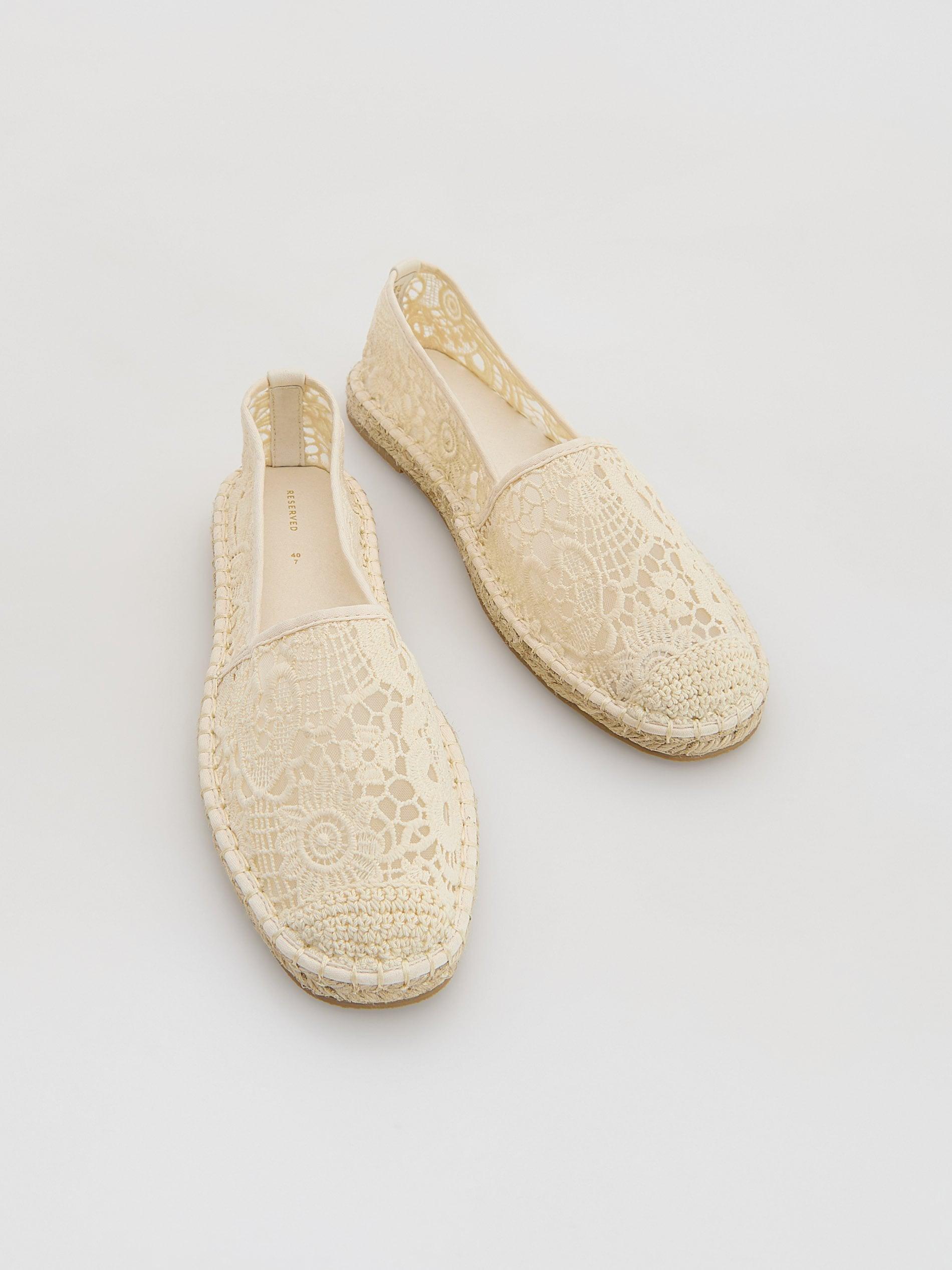 Cream Loafer Shoes, Ivory, medium