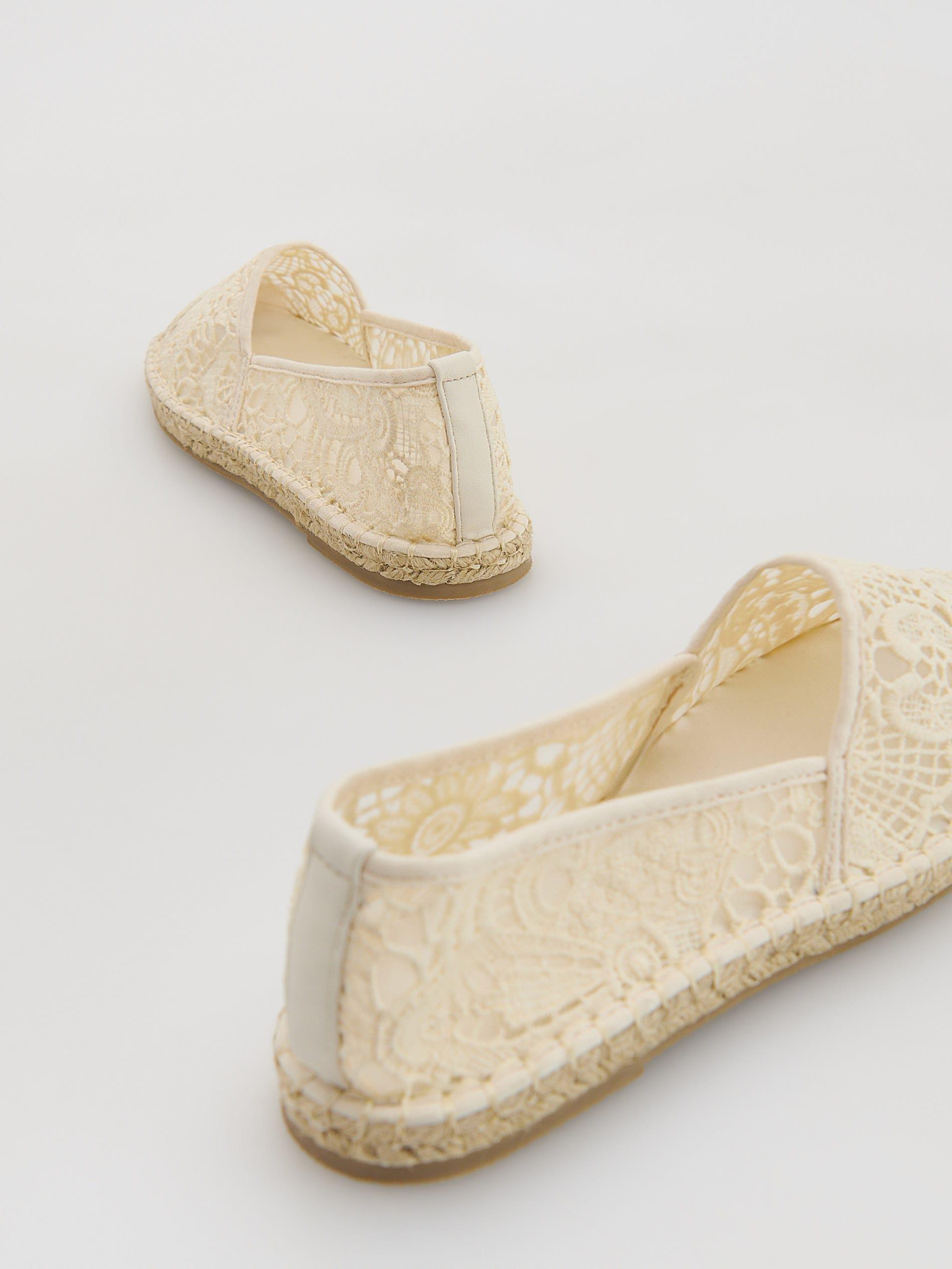 Cream Loafer Shoes, Ivory, medium